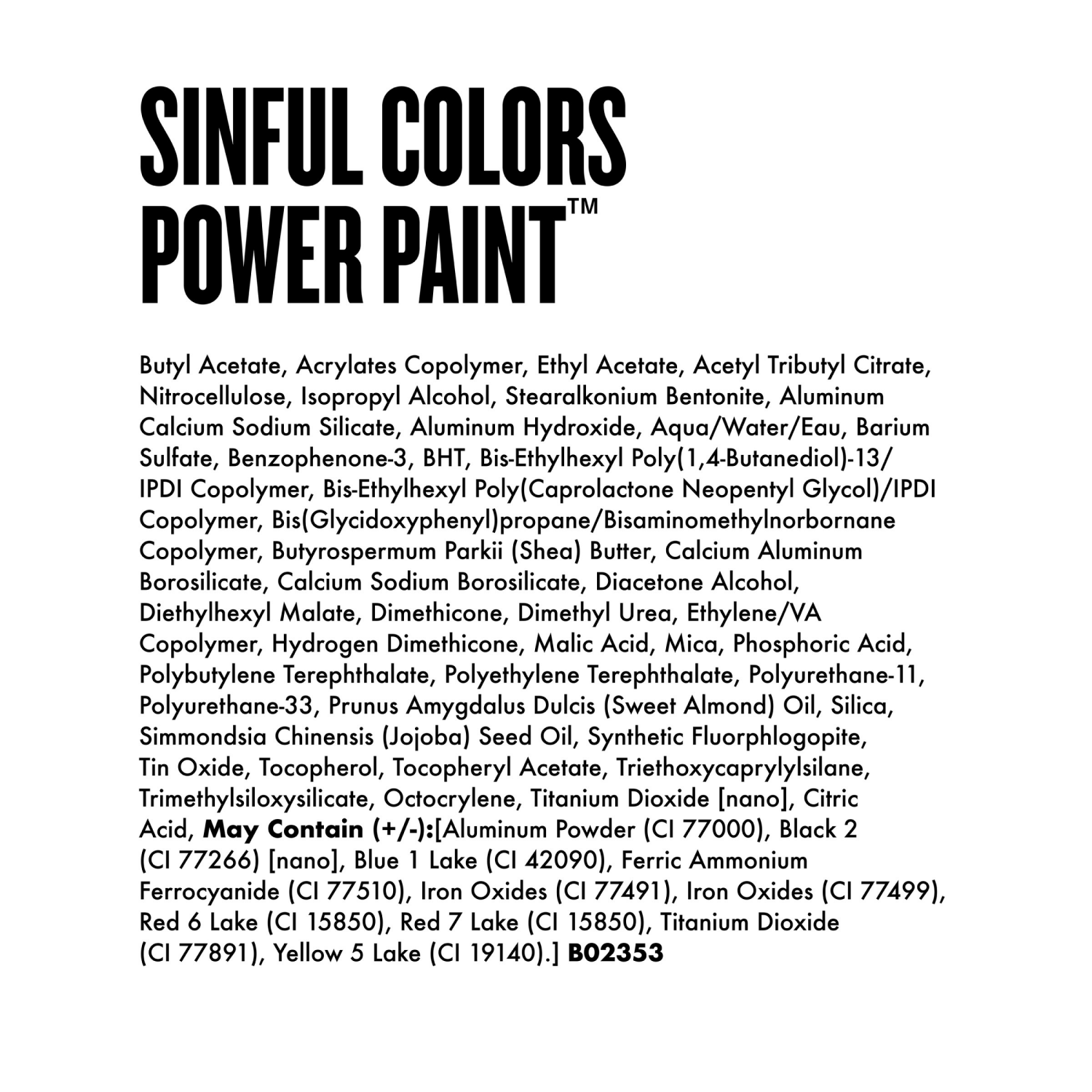 slide 3 of 8, Sinful Colors Power Paint Caribaen 2648 Nail Polish 0.5 fl oz, 0.5 fl oz