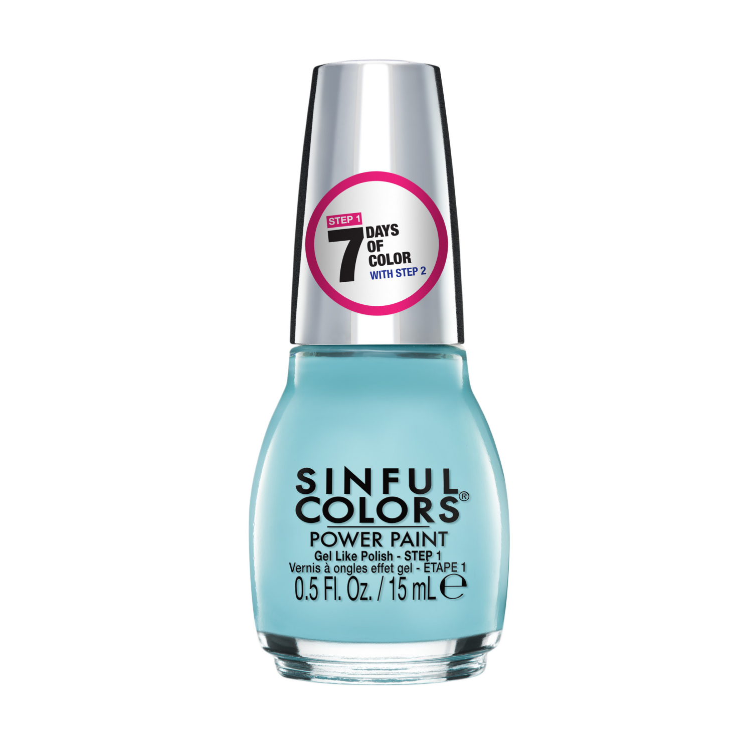 slide 1 of 8, Sinful Colors Power Paint Caribaen 2648 Nail Polish 0.5 fl oz, 0.5 fl oz