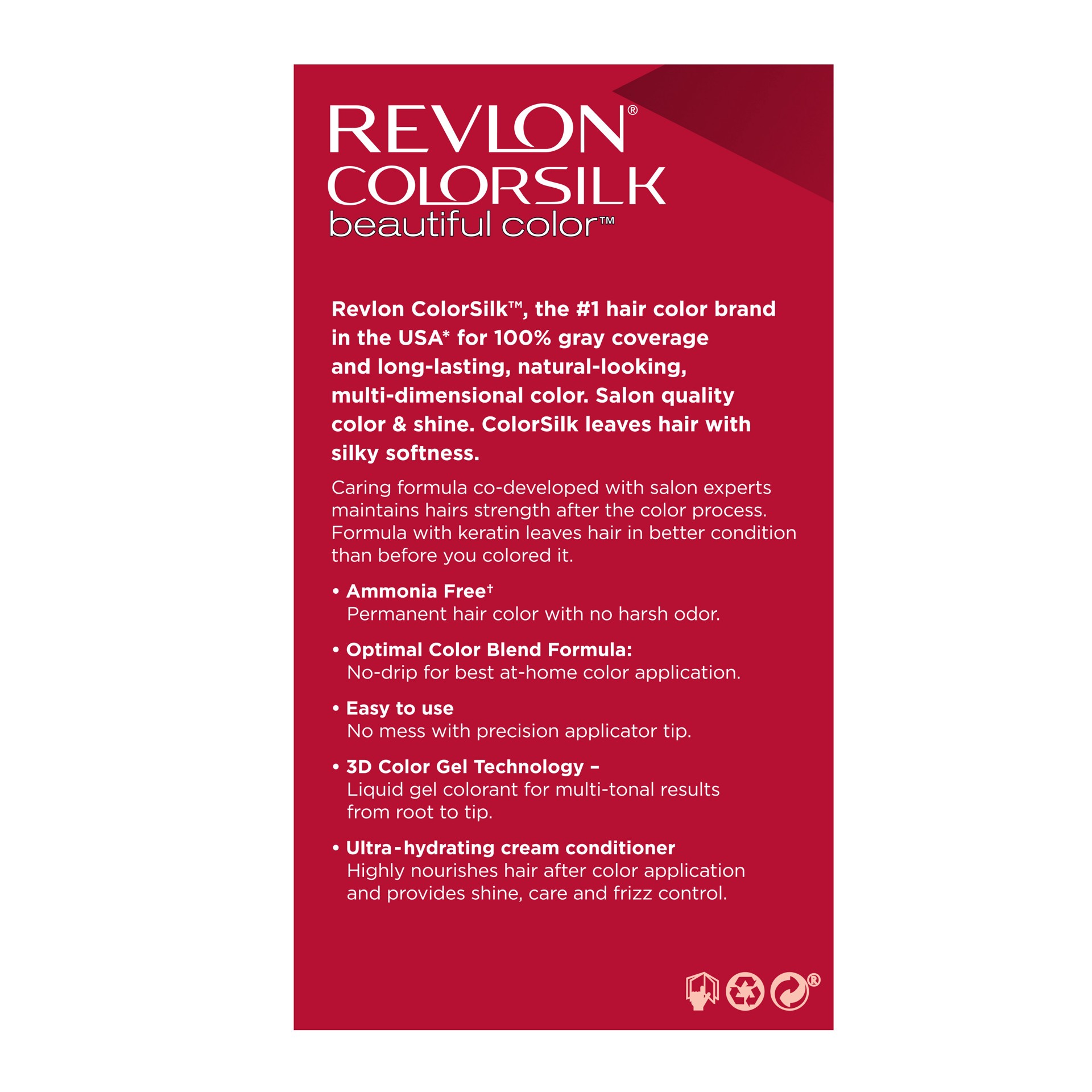 slide 4 of 5, Revlon ColorSilk Beautiful Color Silver Blonde 82B Permanent Hair Color 1 ea, 1 ct