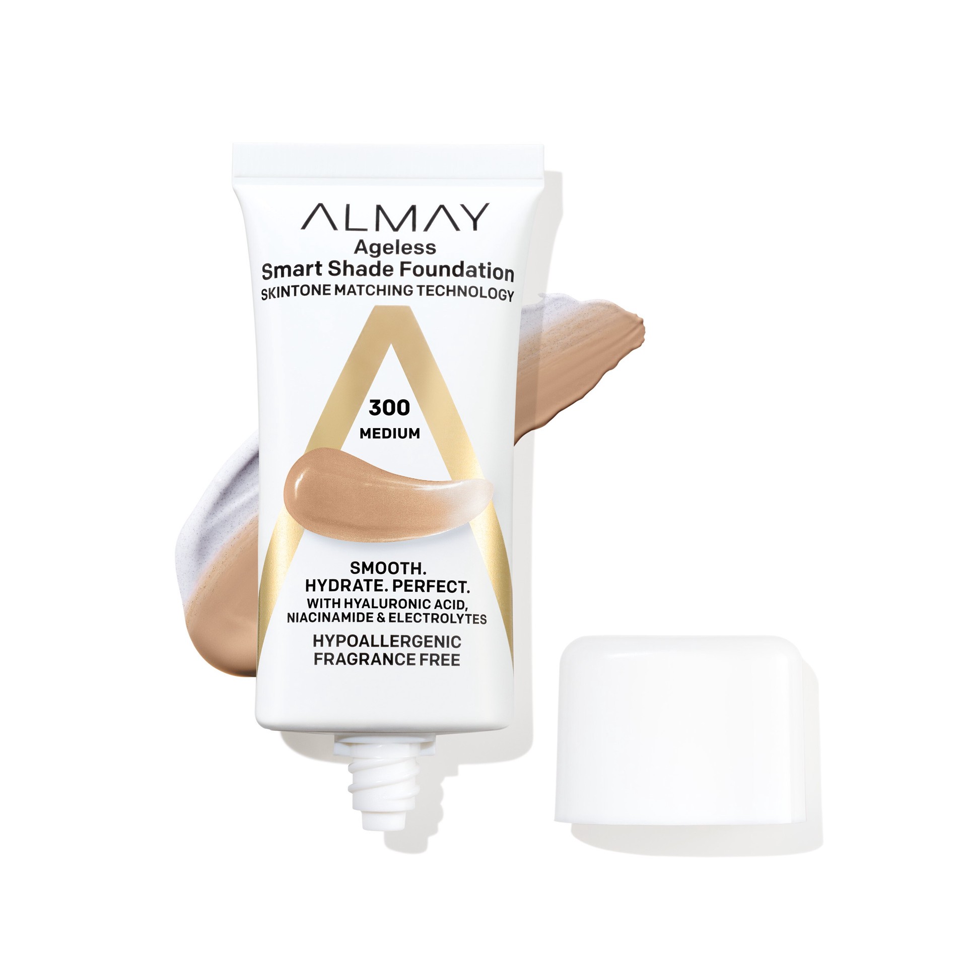slide 2 of 8, Almay Ageless Medium 300 Smart Shade Foundation 1 fl oz, 1 fl oz