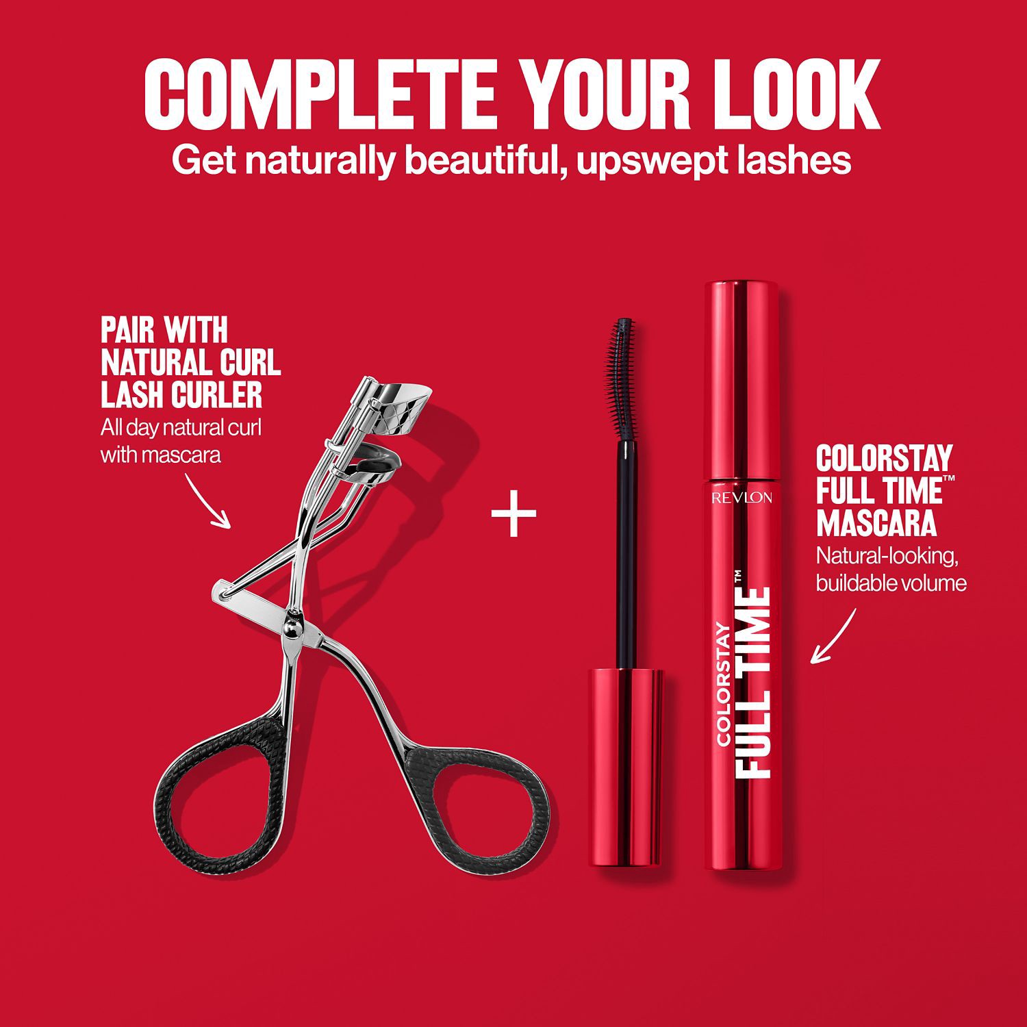 slide 10 of 11, Revlon Colorstay Full Time Mascara, Blackest Black, 0.25 oz