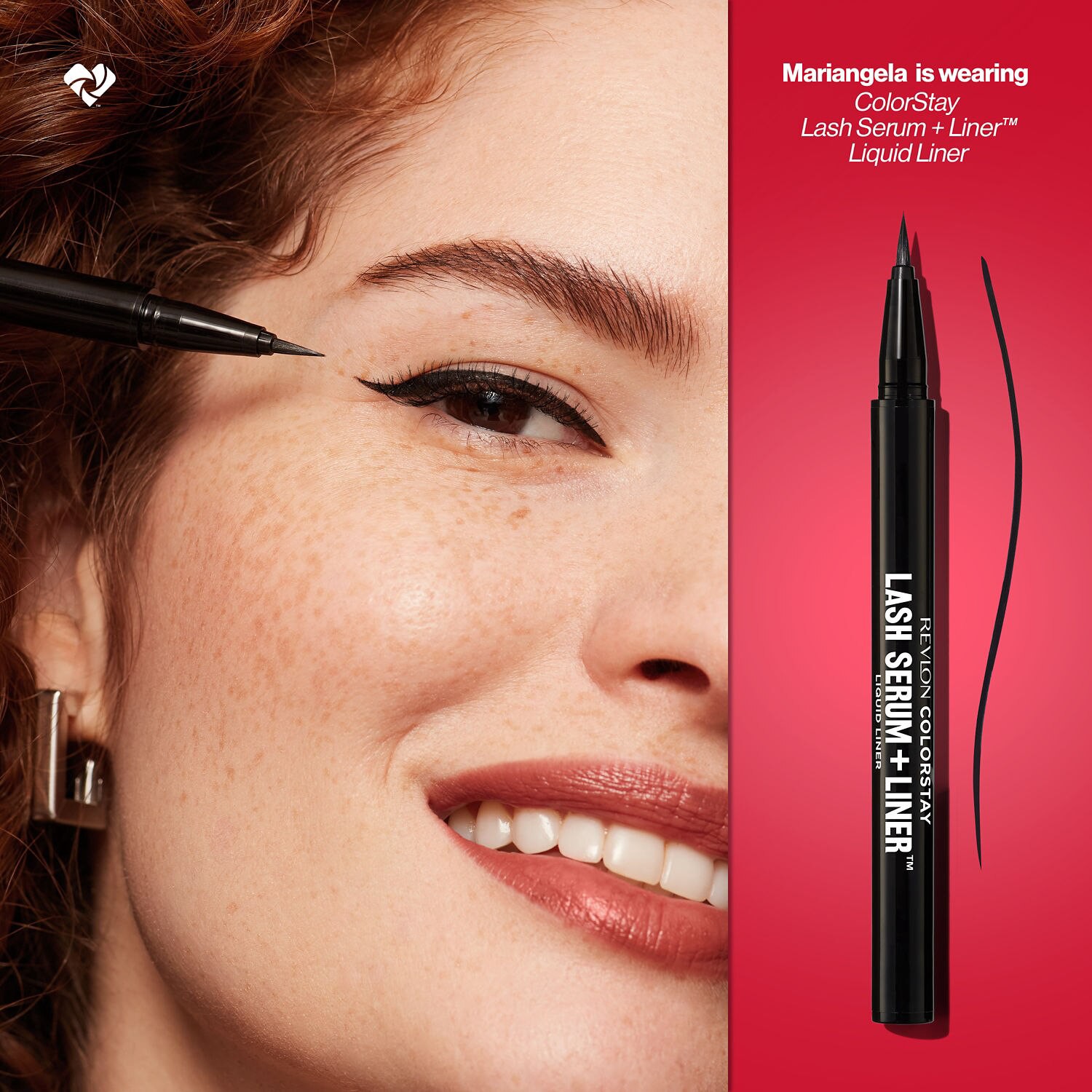 slide 12 of 12, Revlon Colorstay Lash Serum + Linerâ¢ Liquid Liner, Blkst Blk, 1 ct