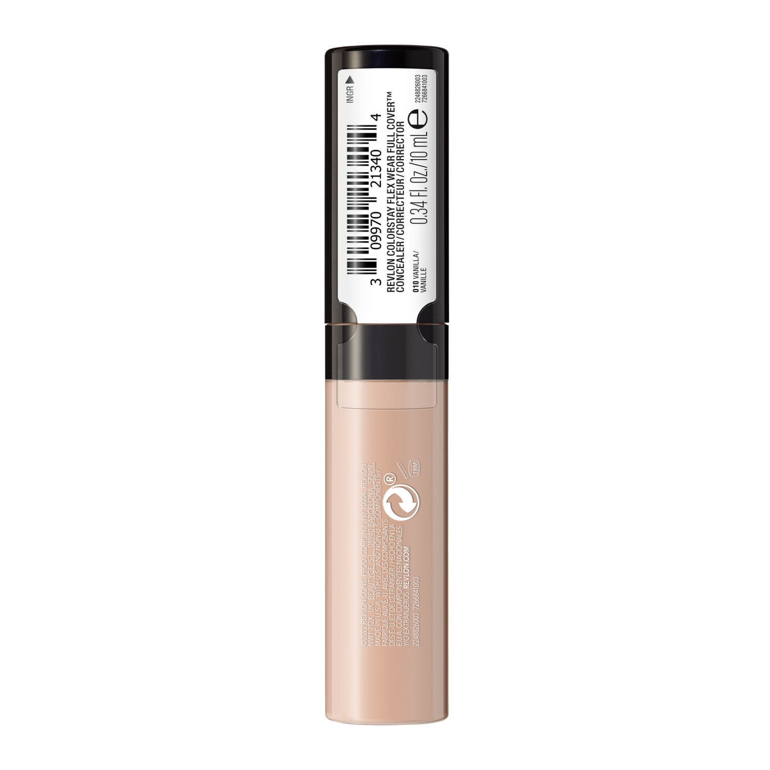 slide 2 of 8, Colorstay Flex Wear Full Cover Vanilla 010 Concealer 0.34 fl oz, 0.34 fl oz