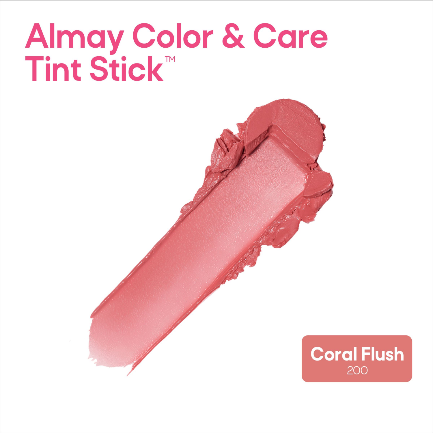 slide 4 of 5, Almay Color & Care Tint Stick, Coral Flush, 0.25 oz, 0.25 oz
