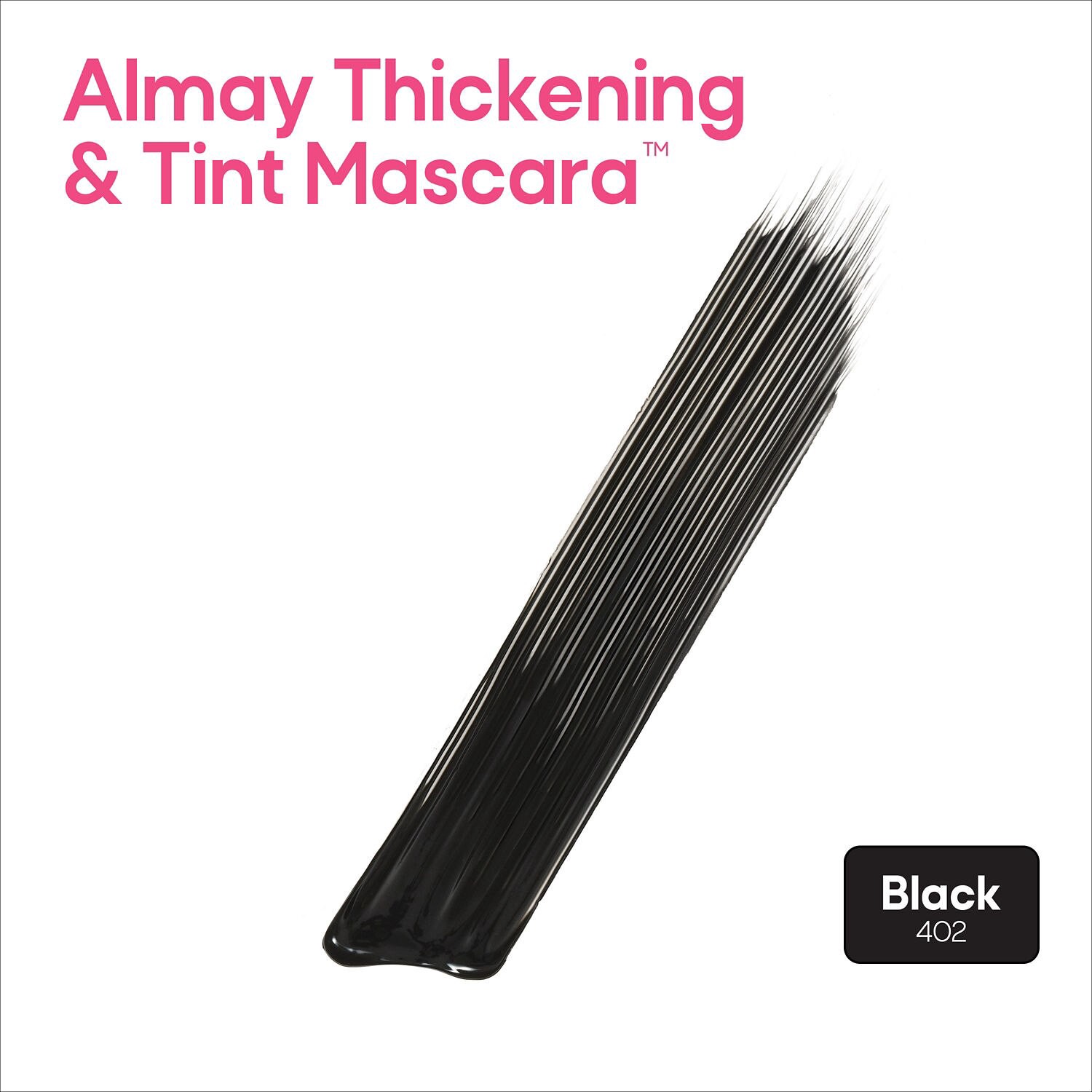slide 3 of 7, Almay 402 Black Thickening & Tint Mascara 0.28 fl oz, 0.28 oz