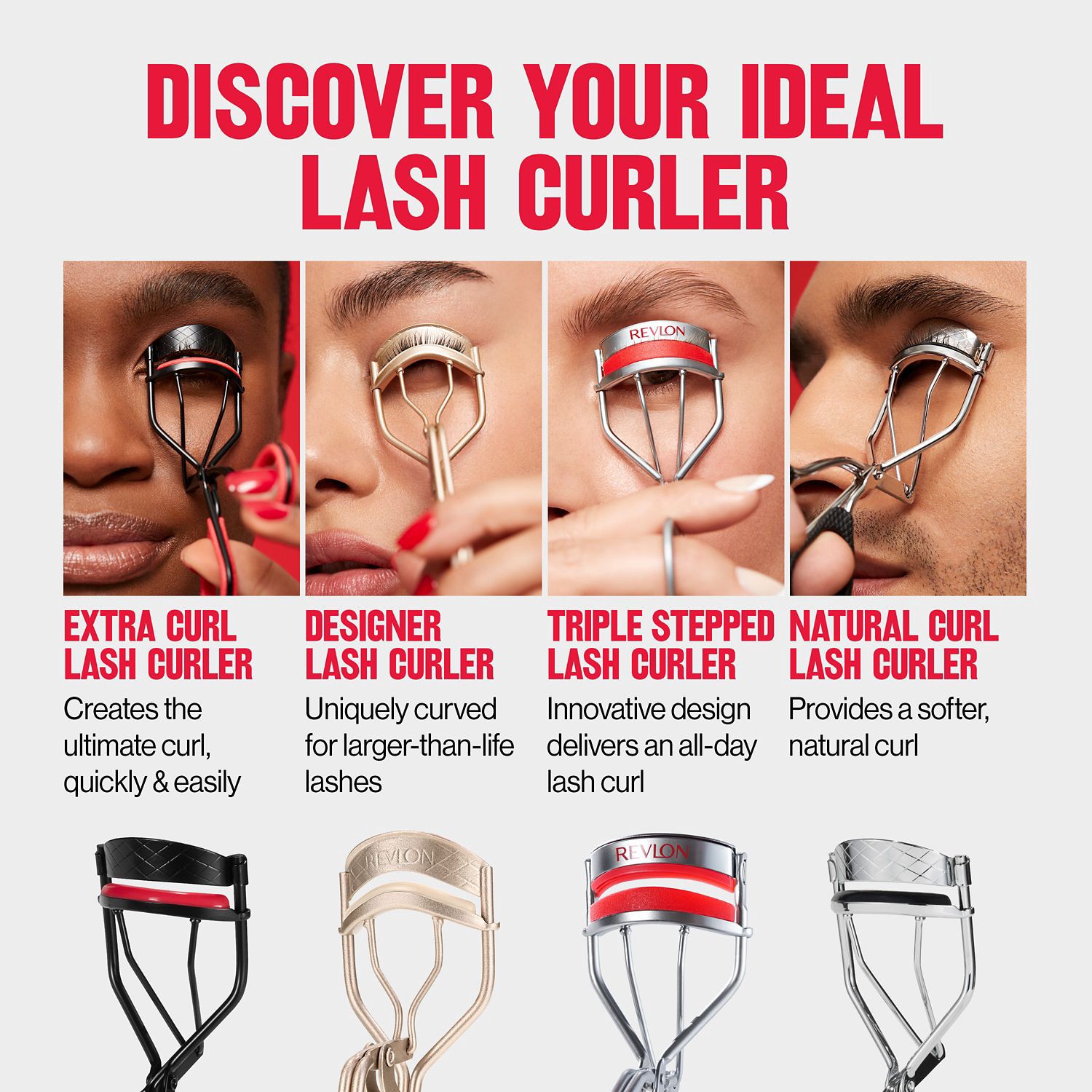 slide 2 of 10, Revlon Eyelash Curler Design Collection, 1 ct