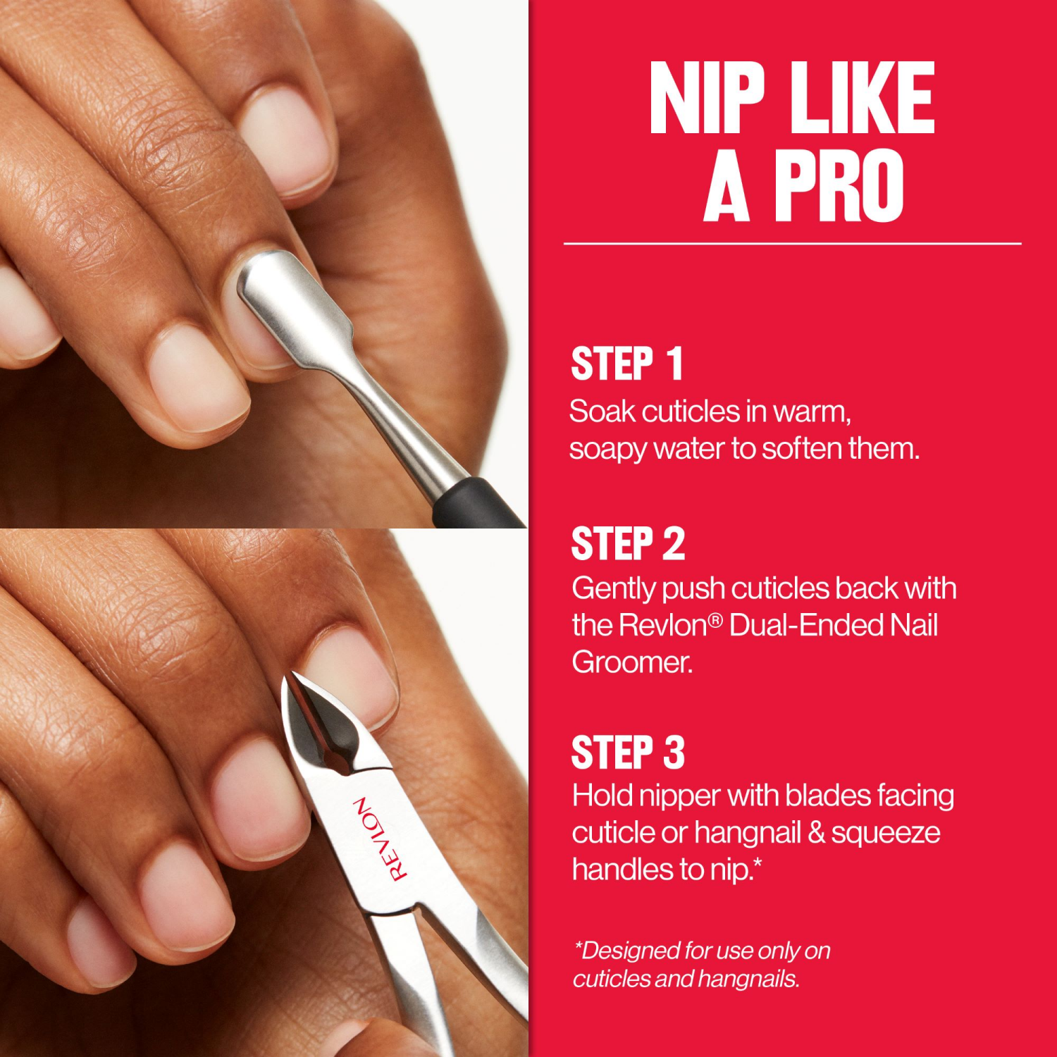 slide 5 of 5, Revlon Stainless Steel Full Jaw Cuticle Nipper 1 ea, 1 ct