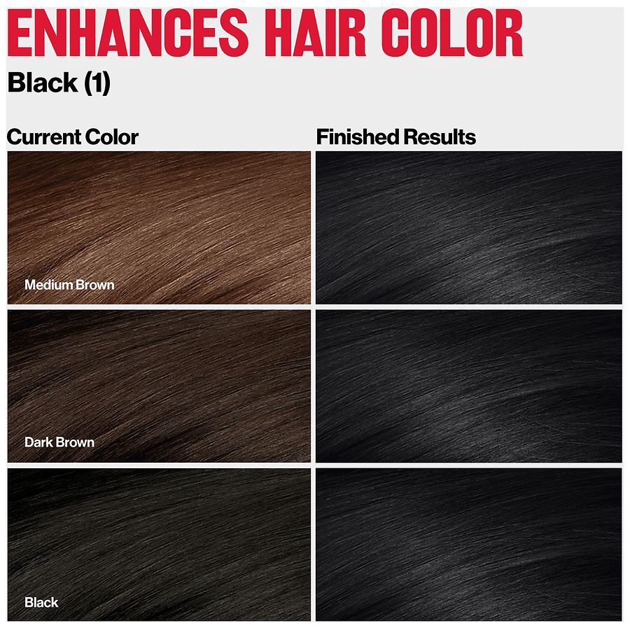 slide 5 of 5, Revlon ColorSilk Black 1 Demi-Permanent Hair Color 1 ea, 1 ct