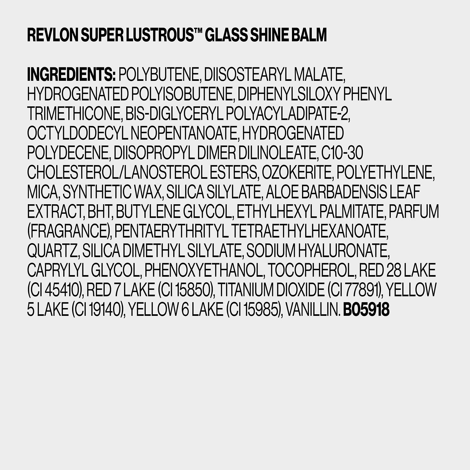 slide 3 of 10, Revlon Super Lustrous Glass Shine Balm, Cherry Luster, 0.14 oz