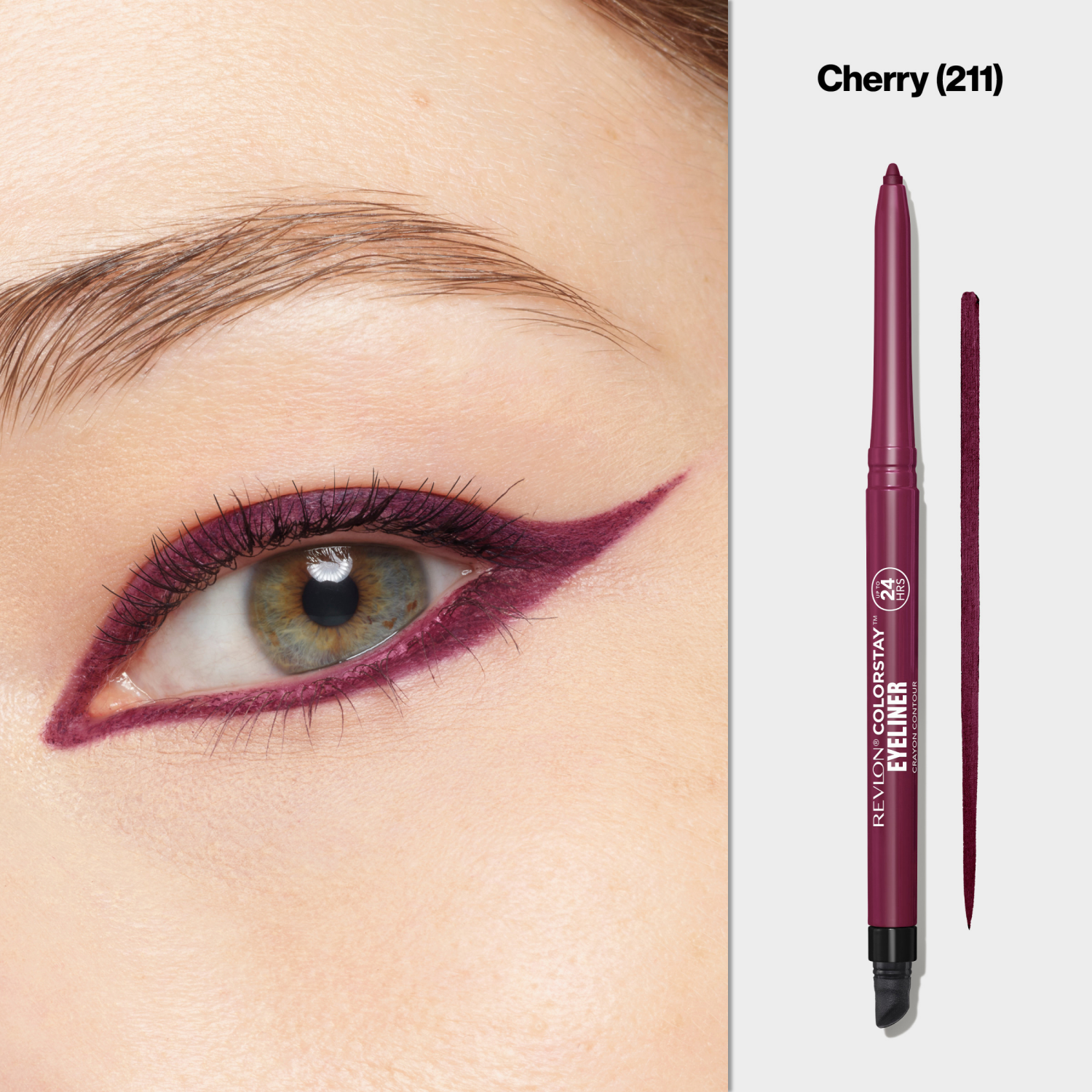 slide 7 of 8, REVLON Colorstay Eyeliner Cherry, 1 ct