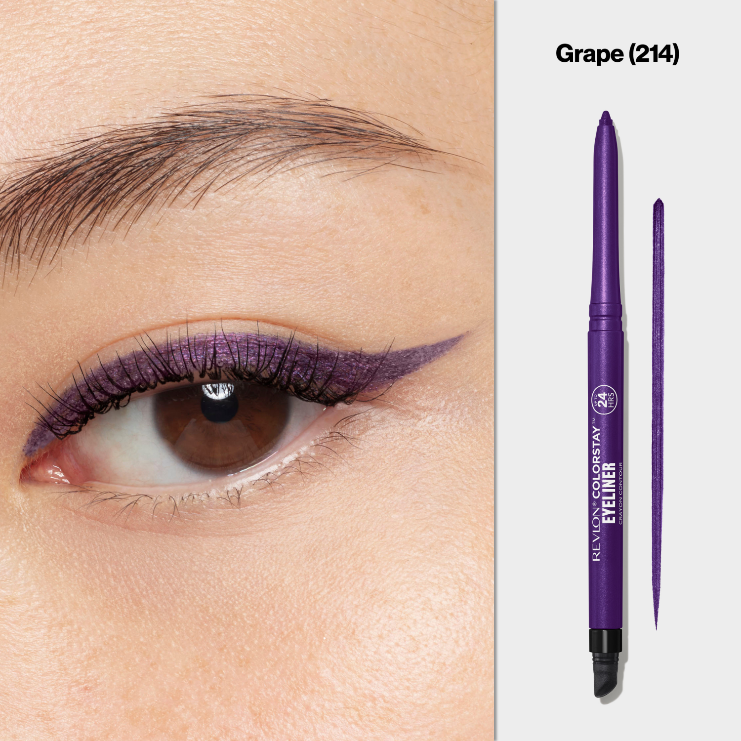 slide 7 of 8, REVLON Colorstay Eyeliner Grape, 1 ct