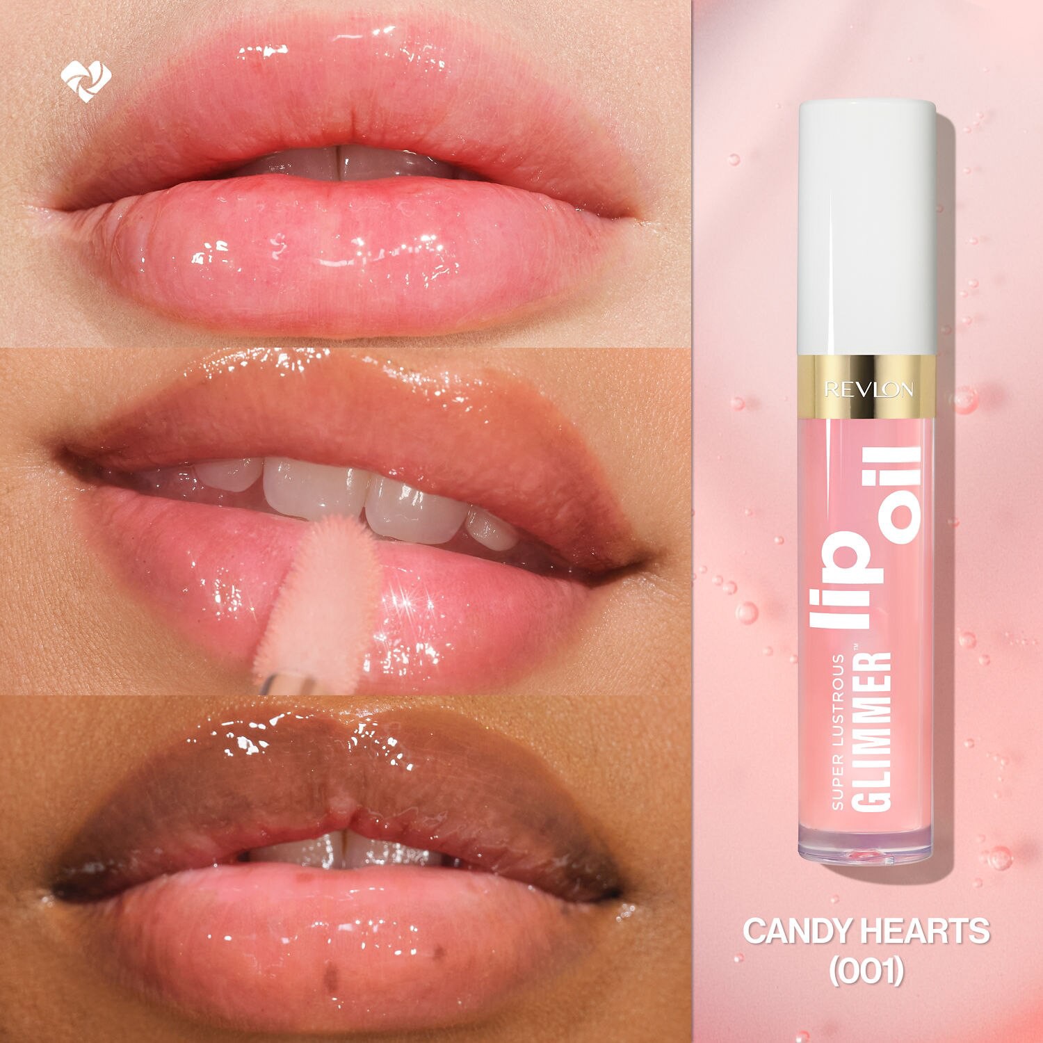 slide 5 of 16, Revlon Glimmer Lip Oil-Candy Hearts, 0.13 oz