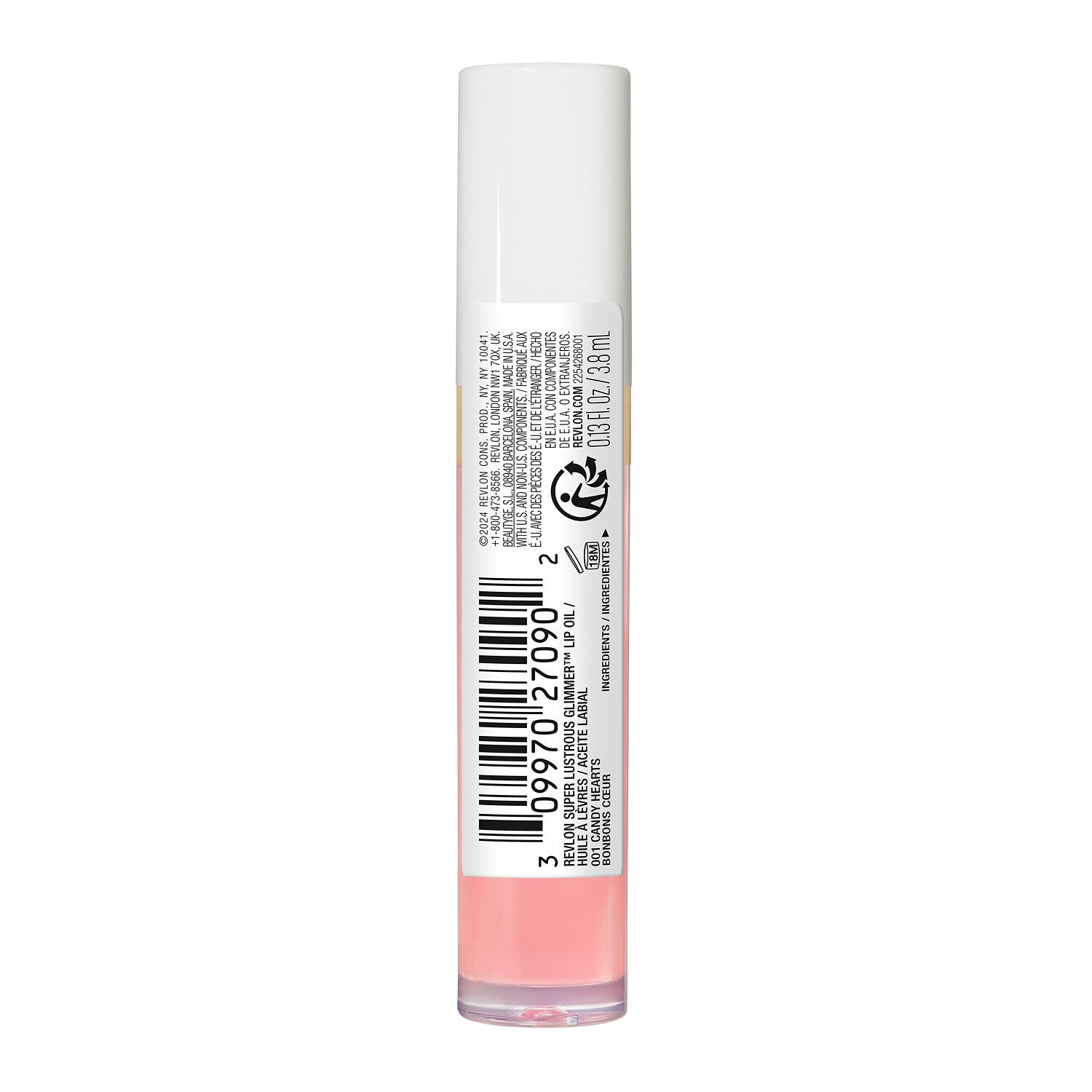 slide 10 of 16, Revlon Glimmer Lip Oil-Candy Hearts, 0.13 oz