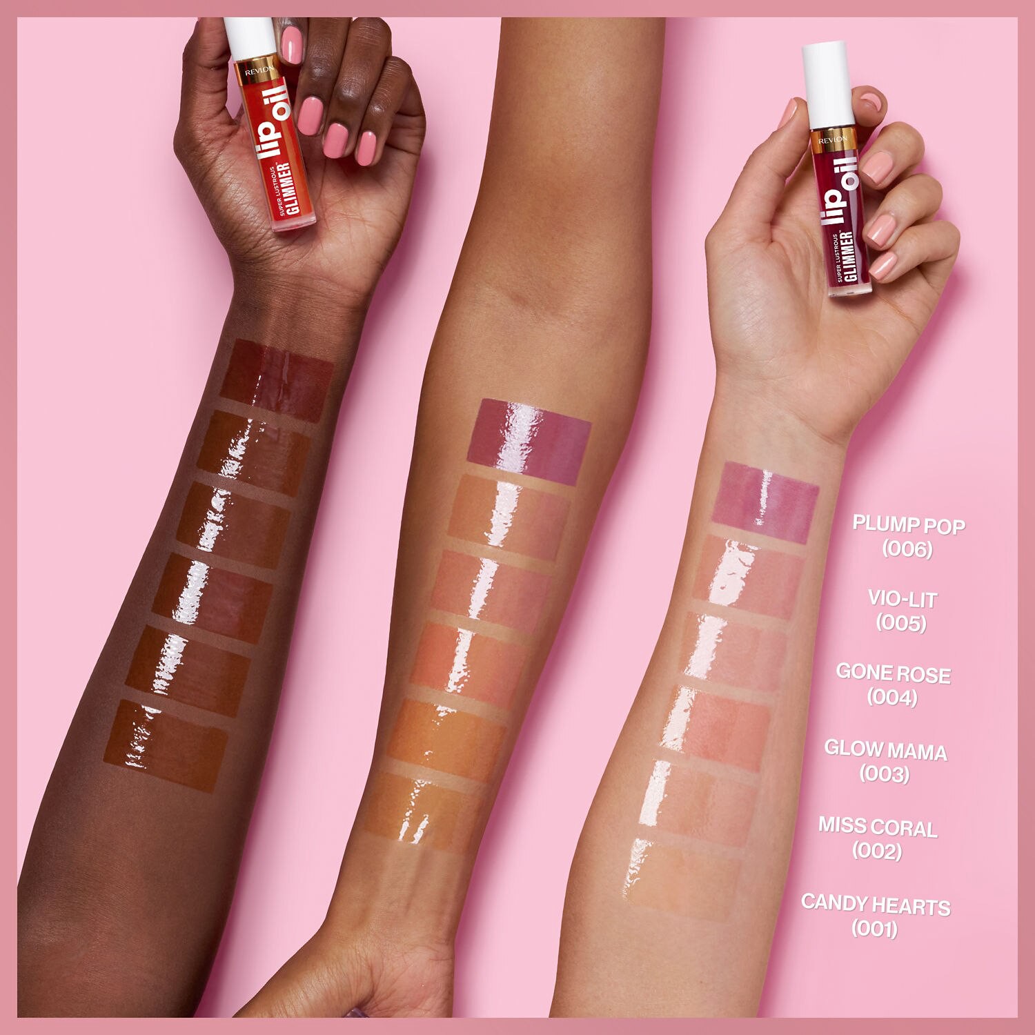 slide 13 of 16, Revlon Glimmer Lip Oil-Candy Hearts, 0.13 oz