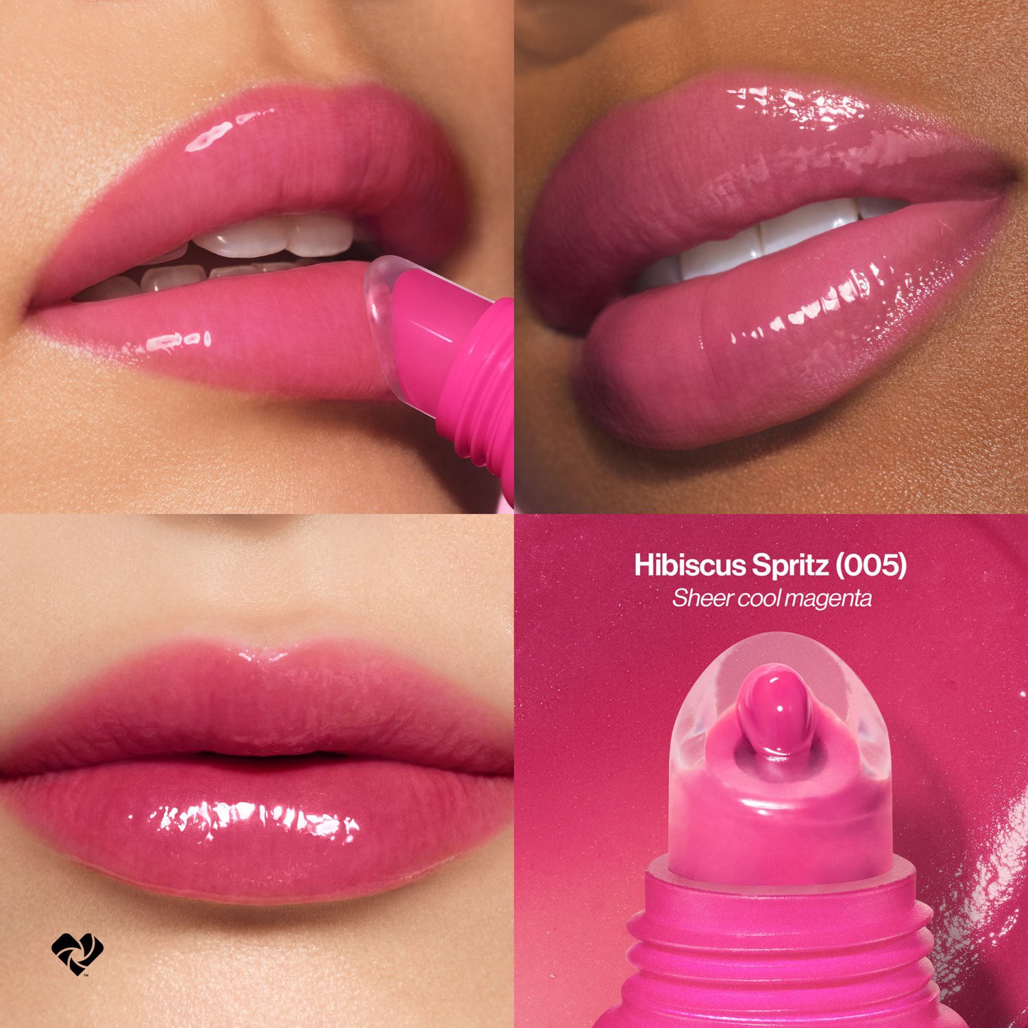 slide 2 of 5, Revlon Super Lustrous Glimmer Gloss, Pink Prisma, 1 ct