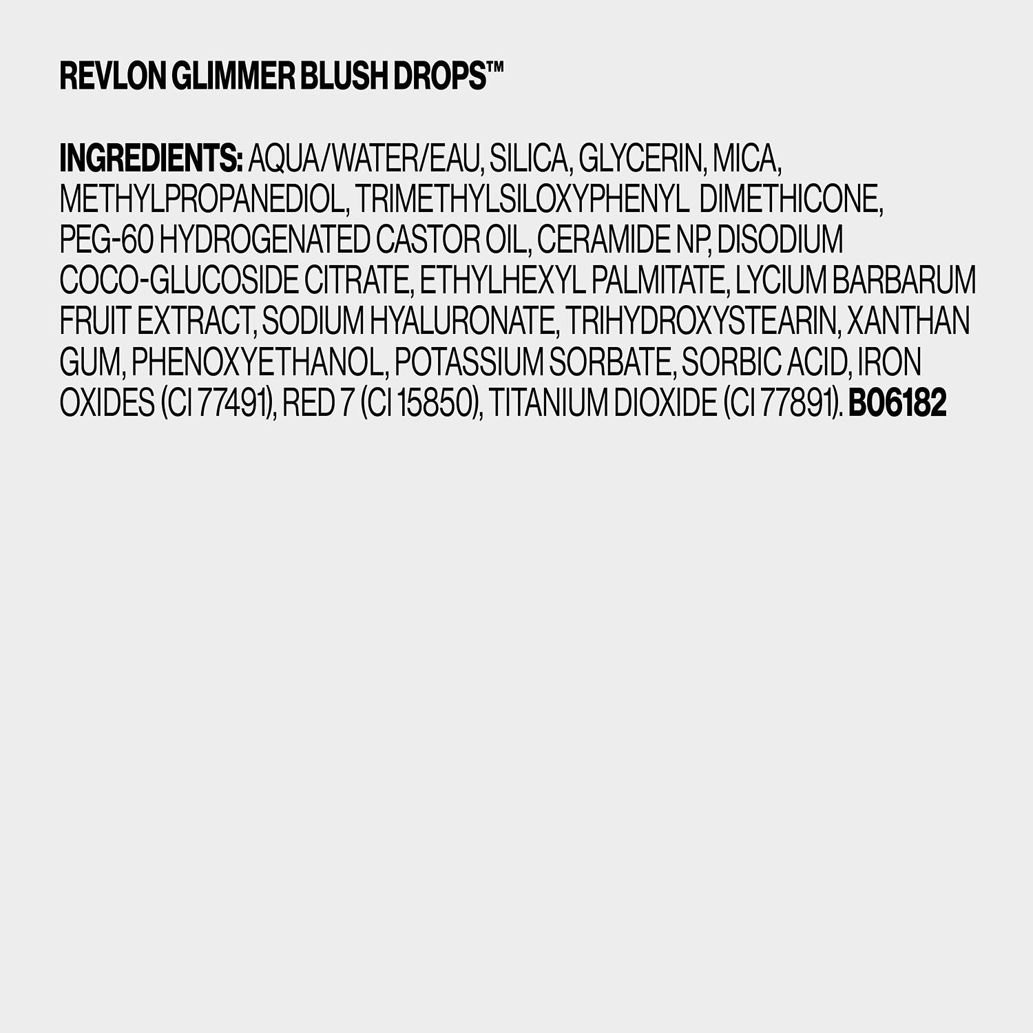 slide 5 of 14, Revlon Glimmer Blush Drops-Field Of Roses, 0.32 oz