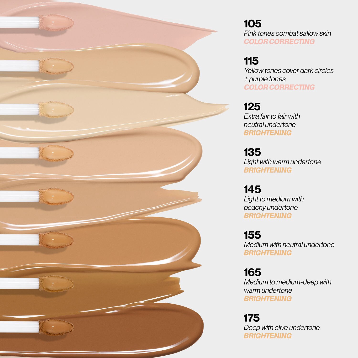 slide 4 of 6, Revlon Glimmer Brightening Concealer-Light, 0.3 oz