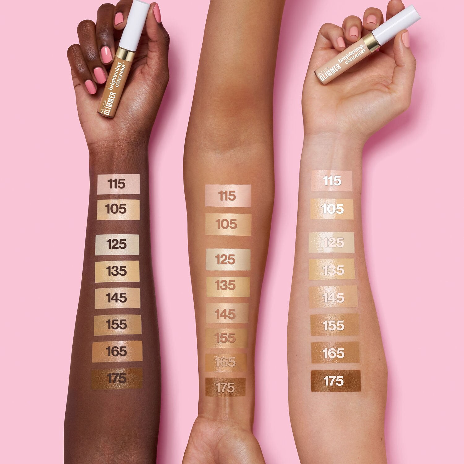 slide 4 of 6, Revlon Glimmer Brightening Concealer-Medium, 0.3 oz