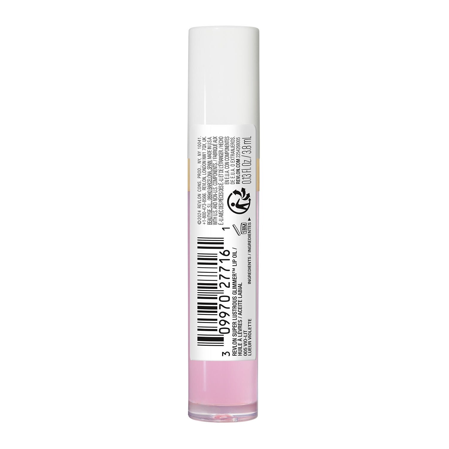 slide 2 of 6, Revlon Glimmer Lip Oil-Gone Rose, 0.13 oz