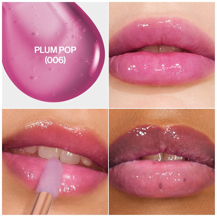 slide 3 of 5, Revlon Glimmer Lip Oil-Gone Rose, 0.13 oz