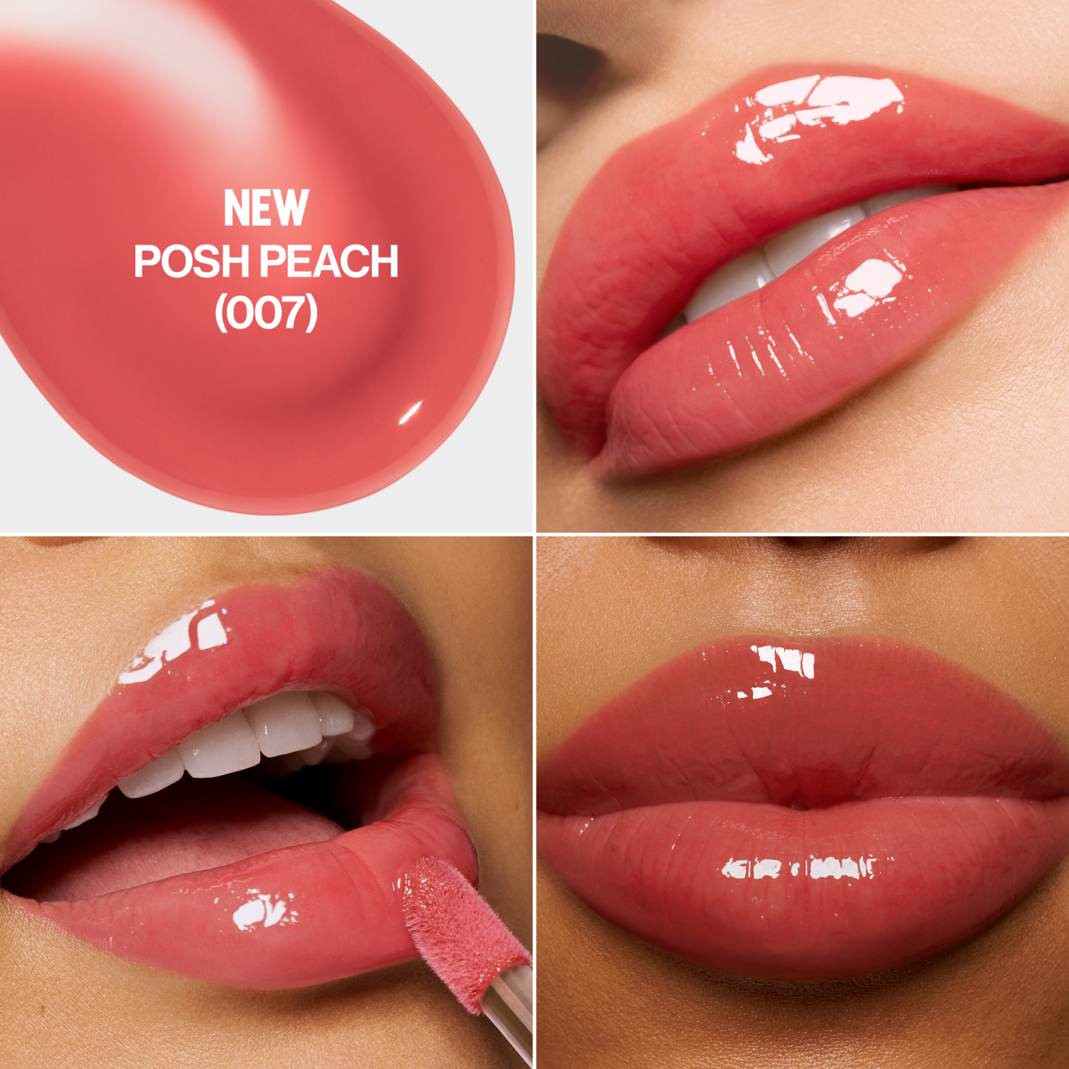 slide 6 of 8, REVLON Glimmer Lip Oil Posh Peach, 1 ct