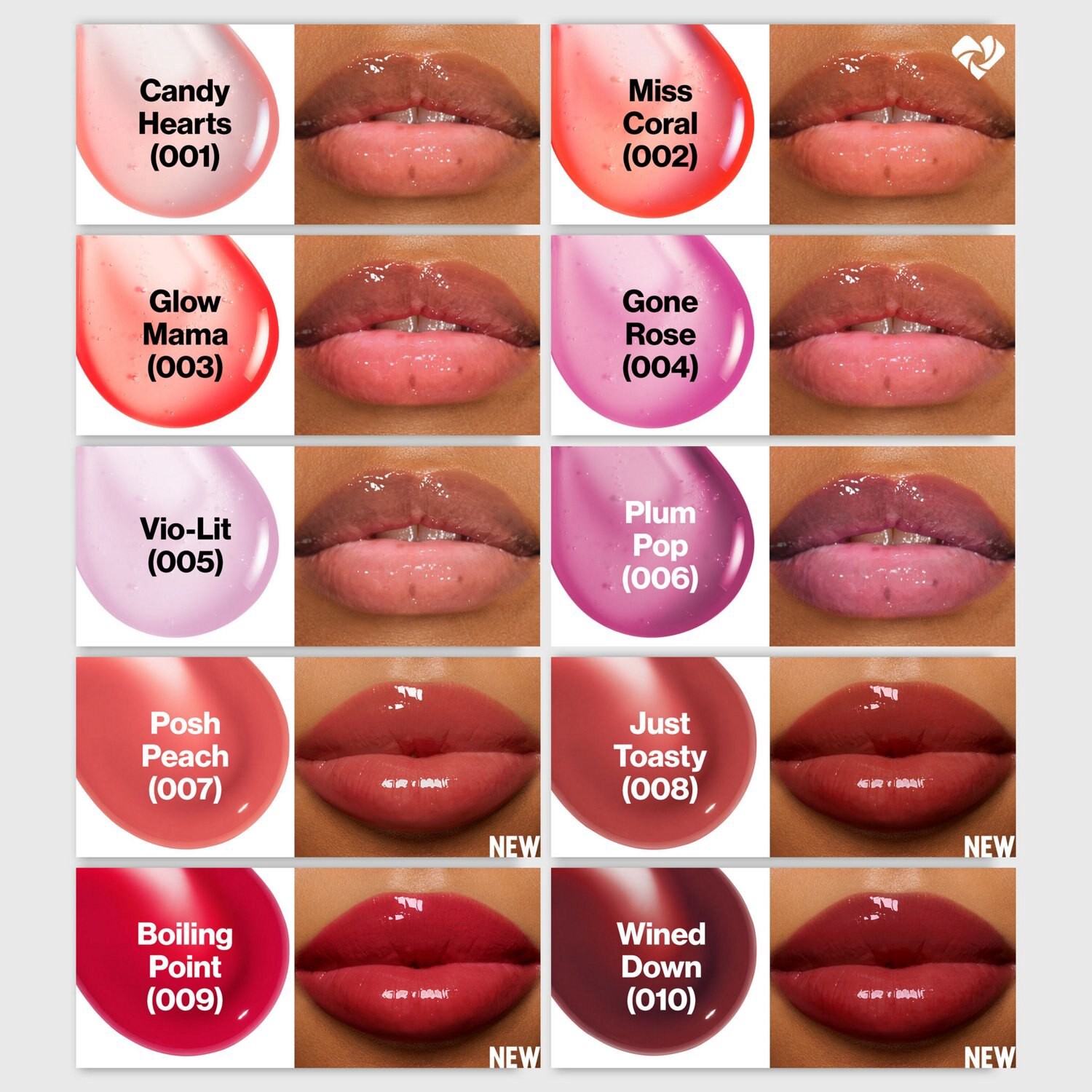 slide 6 of 10, REVLON Glimmer Lip Oil Boiling Point, 1 ct