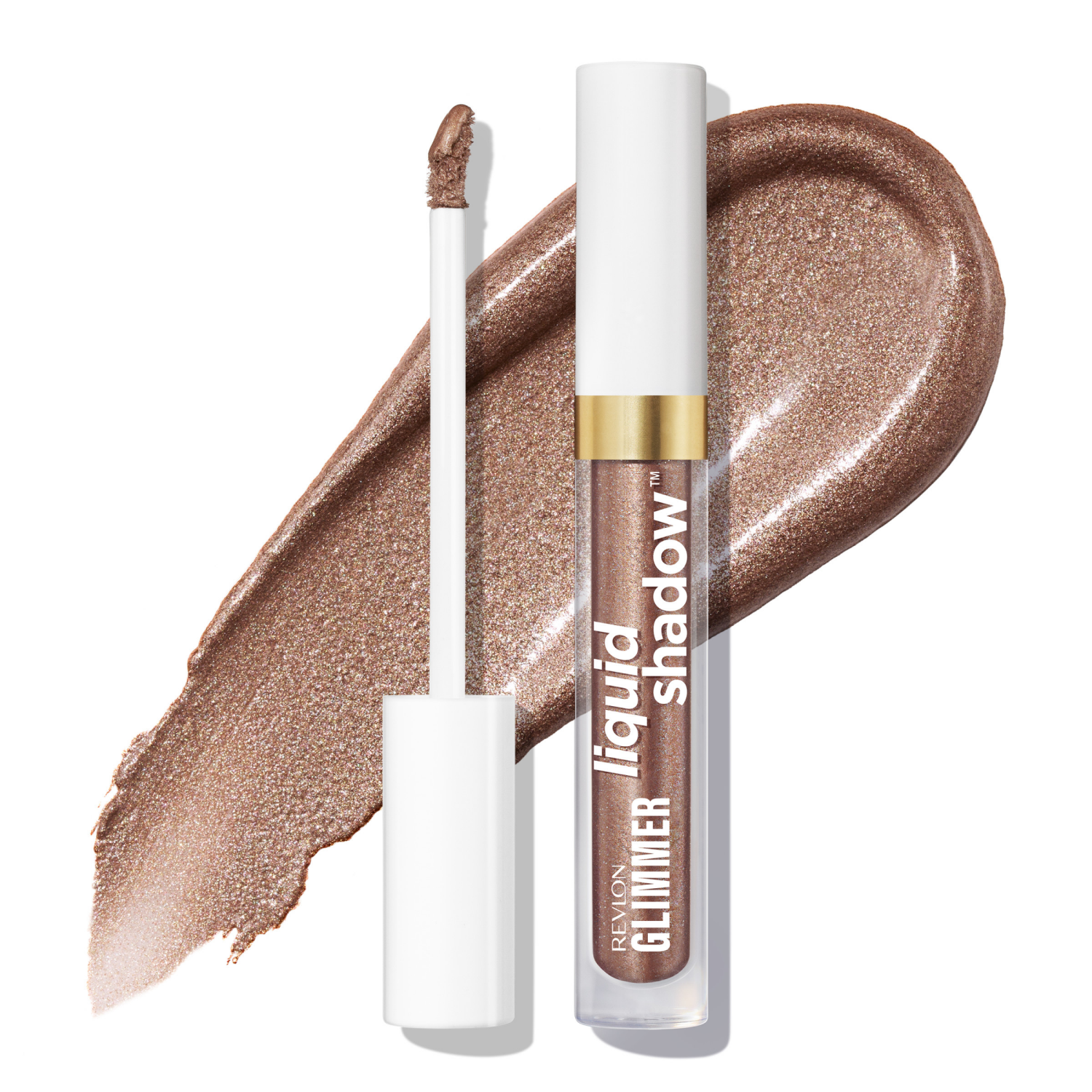 slide 1 of 8, REVLON Glimmer Liquid Shadow On Cloud Shine, 1 ct