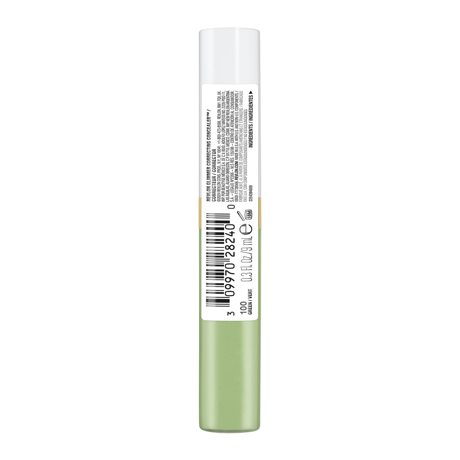 slide 2 of 3, REVLON Glimmer Correcting Concealer Green, 1 ct
