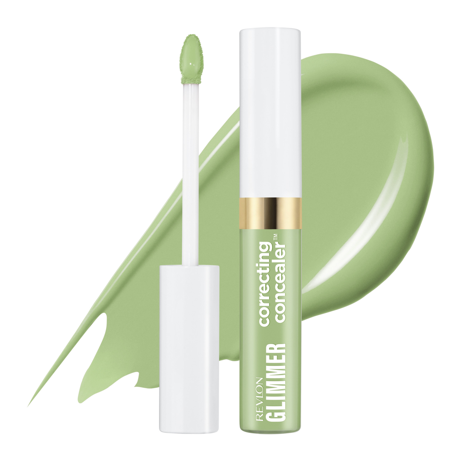 slide 1 of 3, REVLON Glimmer Correcting Concealer Green, 1 ct