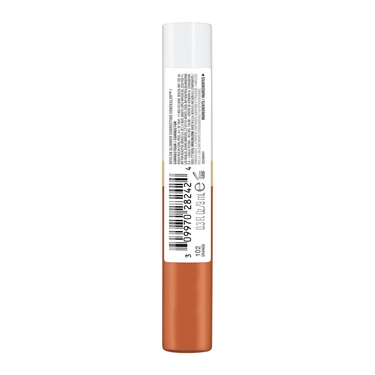 slide 2 of 3, REVLON Glimmer Correcting Concealer Orange, 1 ct
