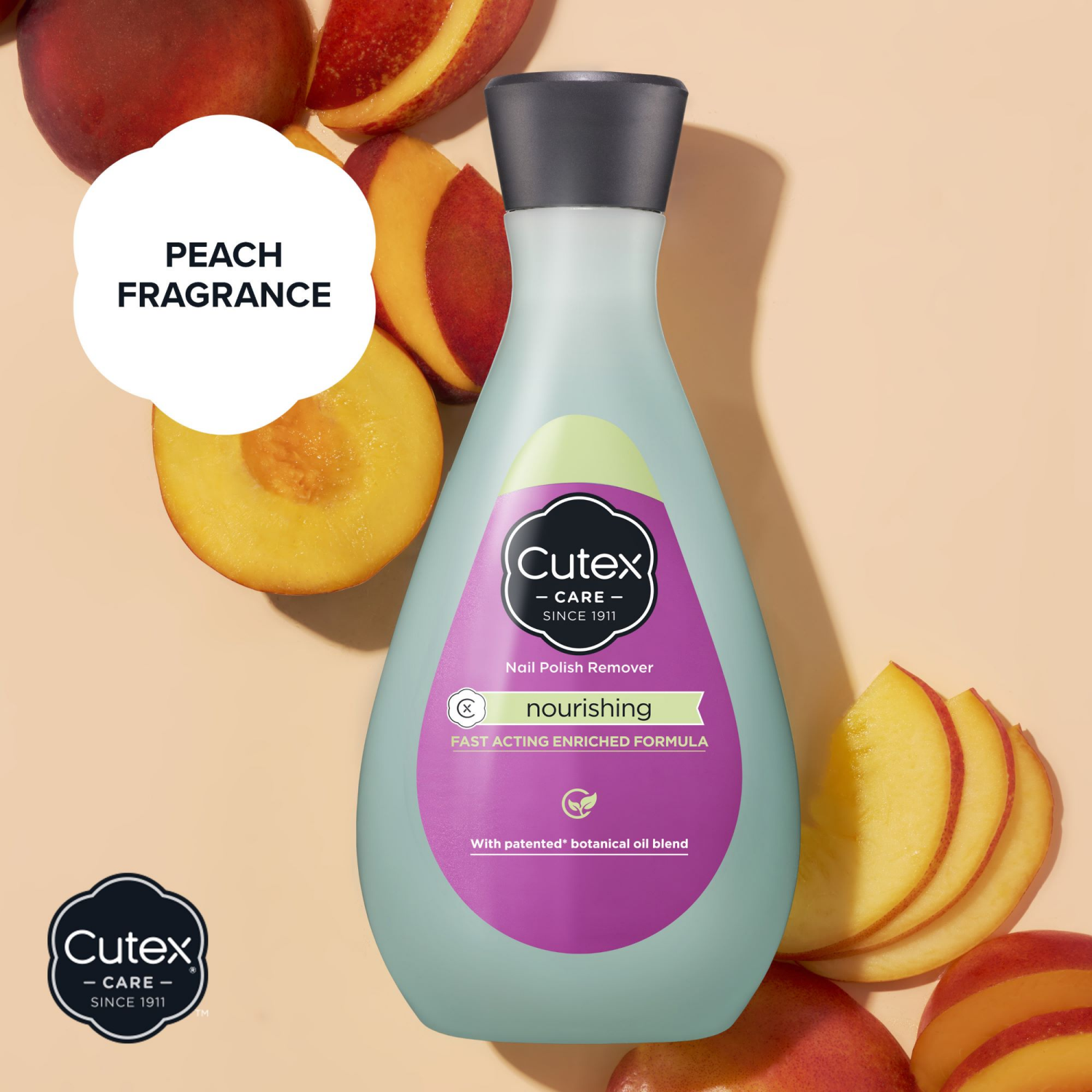 slide 2 of 5, Cutex Nourishing Nail Polish Remover, 6.7 fl oz