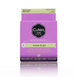 Revlon Cutex Swipe and Go Nail Polish Remover Pads - 10ct - 3.5oz