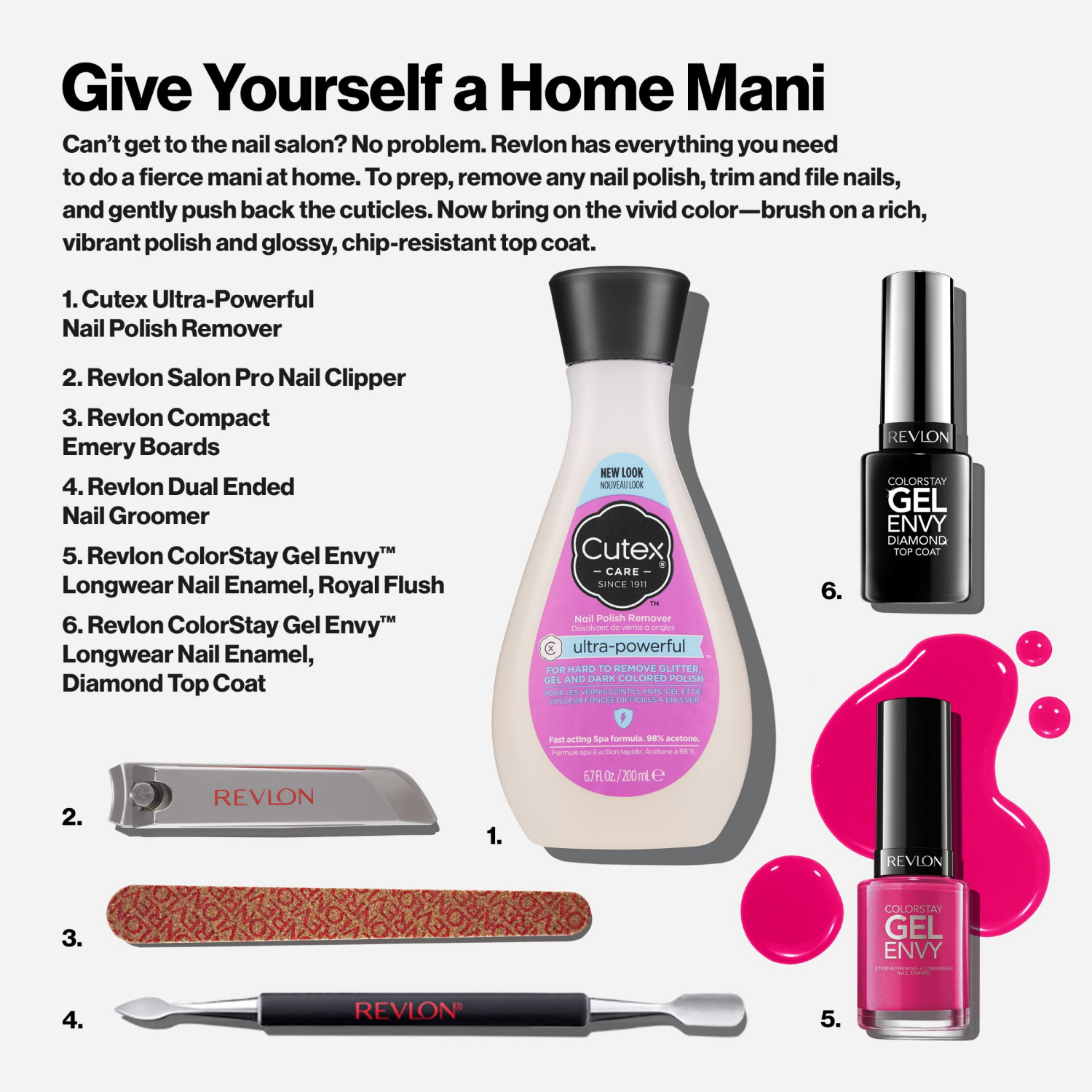 slide 2 of 5, Revlon Emery Boards, 10 ct