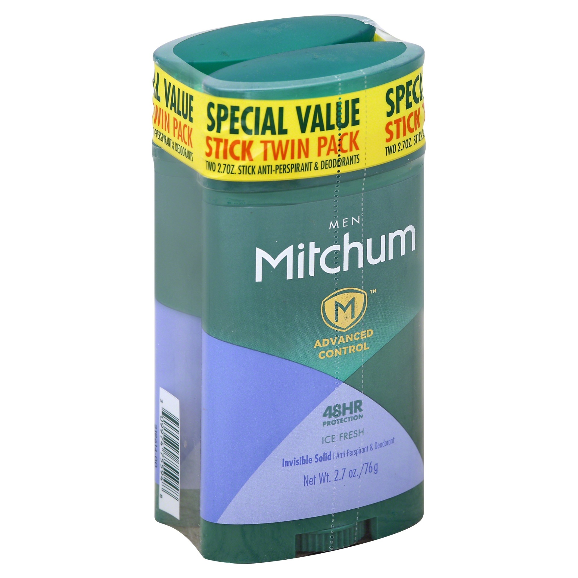 slide 1 of 5, Mitchum Ice Fresh Antiperspirant And Deodorant Stick, 2 ct; 5.4 oz