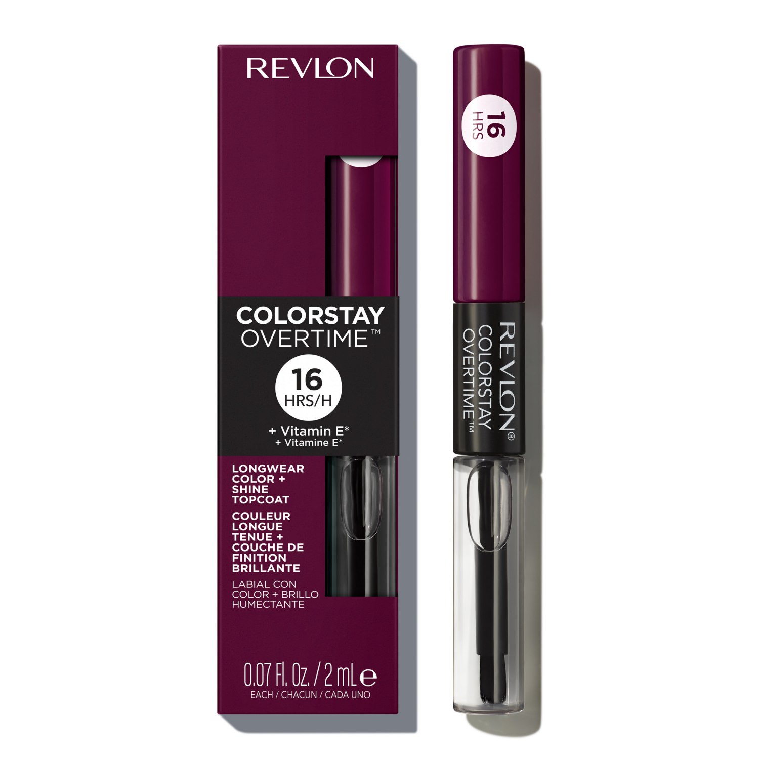 slide 1 of 4, Revlon ColorStay Overtime Lipcolor, 0.07 fl oz
