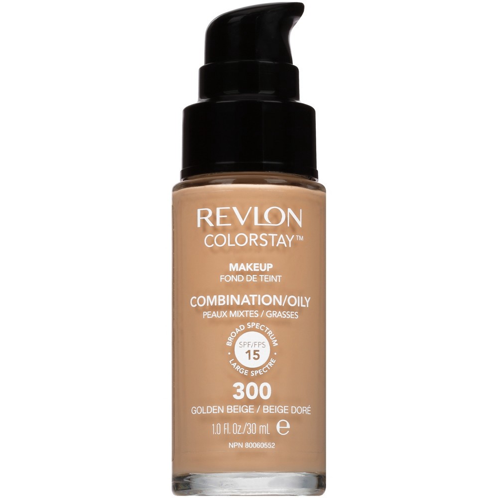 slide 3 of 3, Revlon ColorStay Makeup For Combination/Oily Skin - Golden Beige, 1 oz