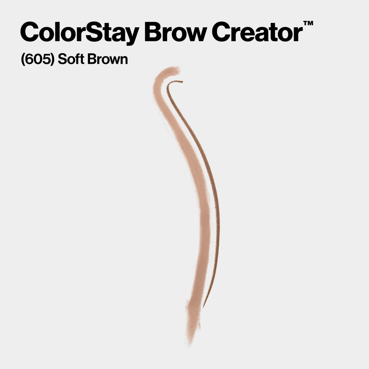 slide 2 of 3, Colorstay Brow Waterproof Creator Pencil - 605 Soft Brown - 0.011oz, 0.011 oz