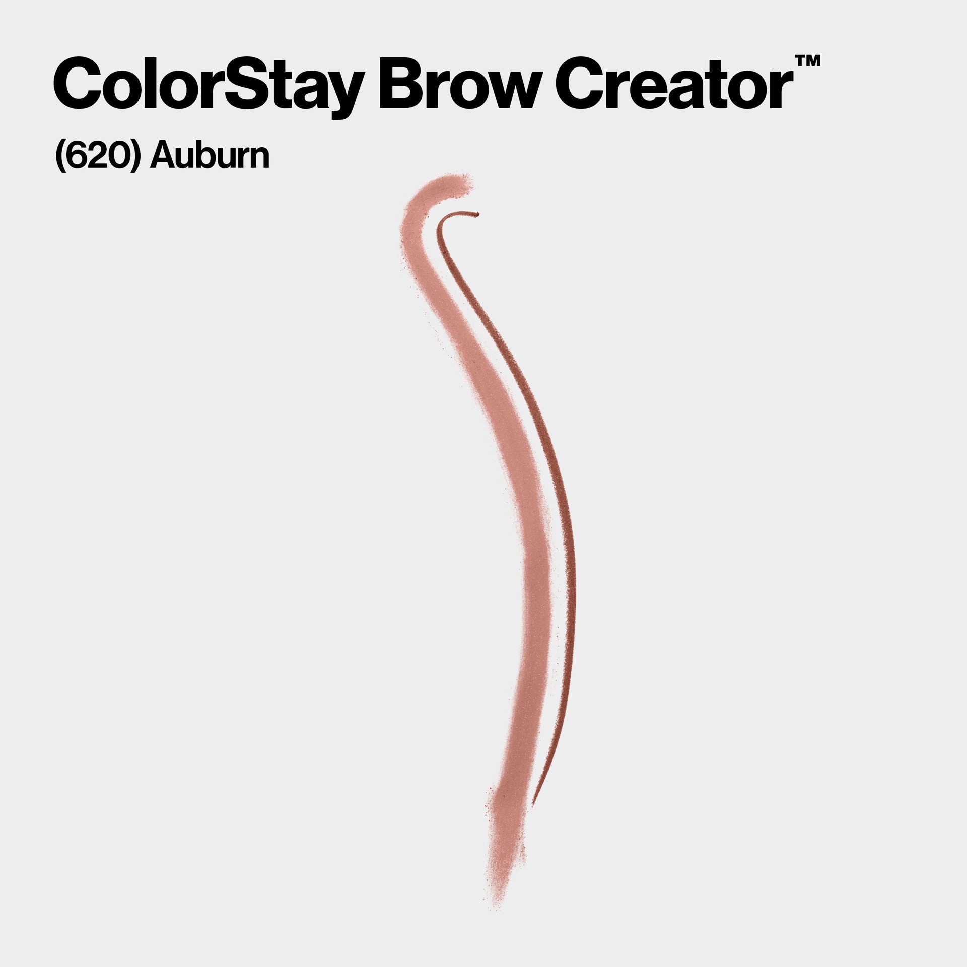 slide 5 of 6, Colorstay Brow Waterproof Creator Pencil - 620 Auburn - 0.01oz, 1 ct