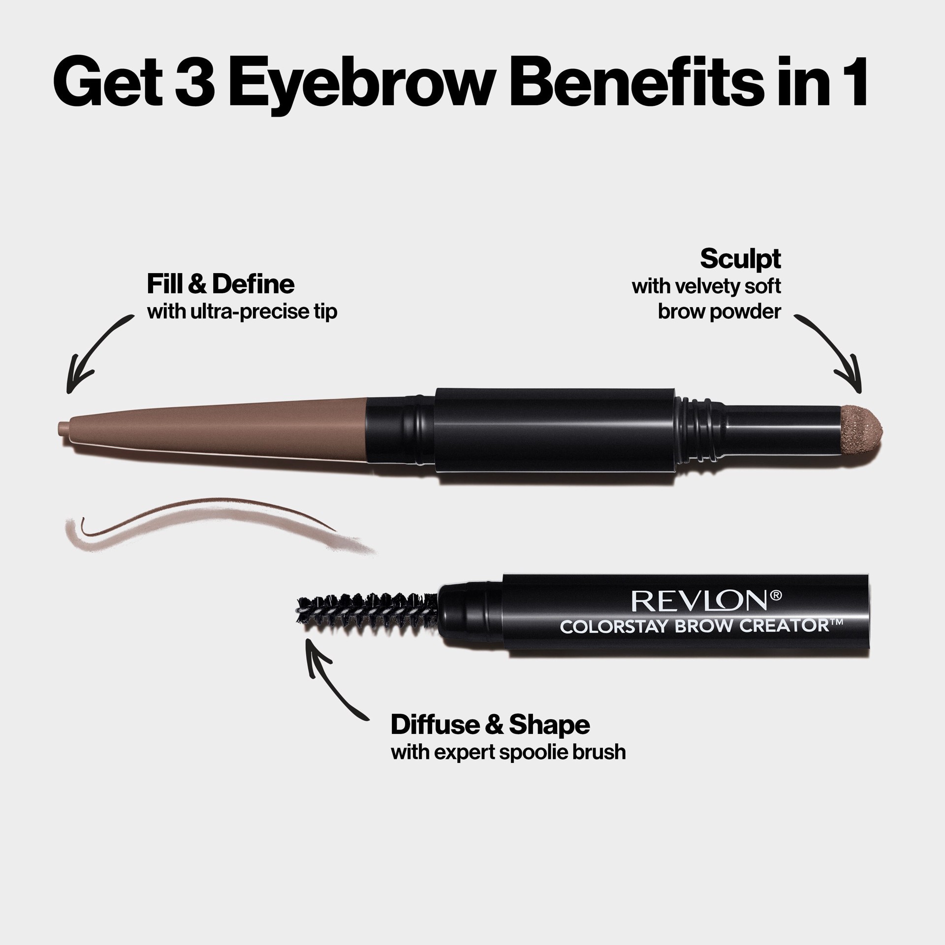 slide 2 of 6, Colorstay Brow Waterproof Creator Pencil - 620 Auburn - 0.01oz, 1 ct