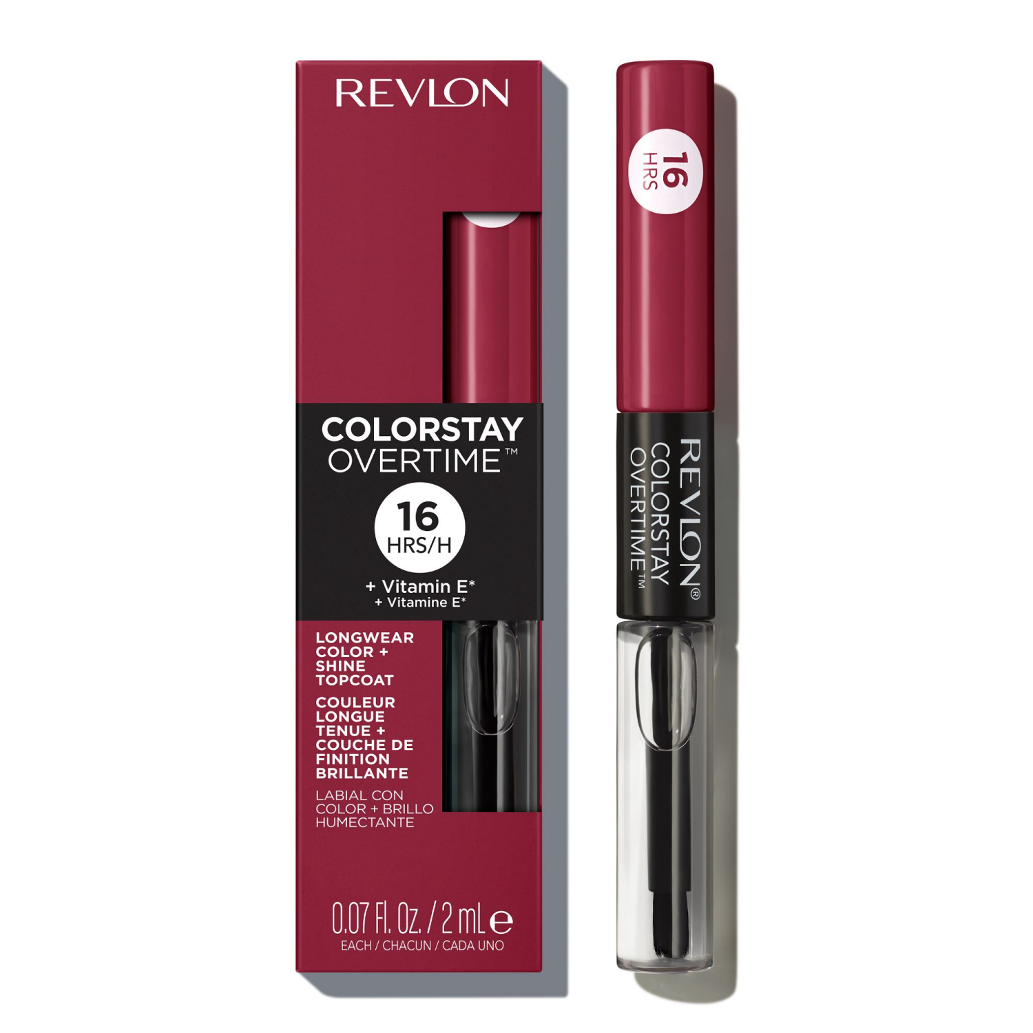 slide 1 of 4, Revlon ColorStay Overtime Lipcolor - Stay Currant - 0.07 fl oz, 0.07 fl oz