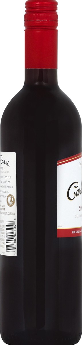 slide 3 of 6, Carlo Rossi Smooth Red, 750 ml