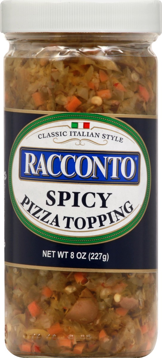 slide 5 of 7, Racconto Spicy Pizza Topping, 8 oz