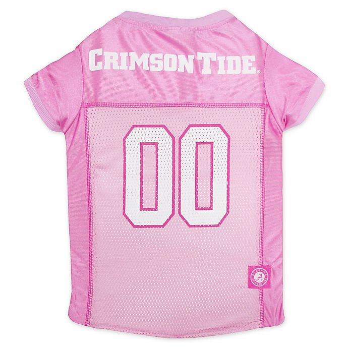 slide 1 of 1, NCAA University of Alabama X-Small Pet Jersey - Pink, 1 ct