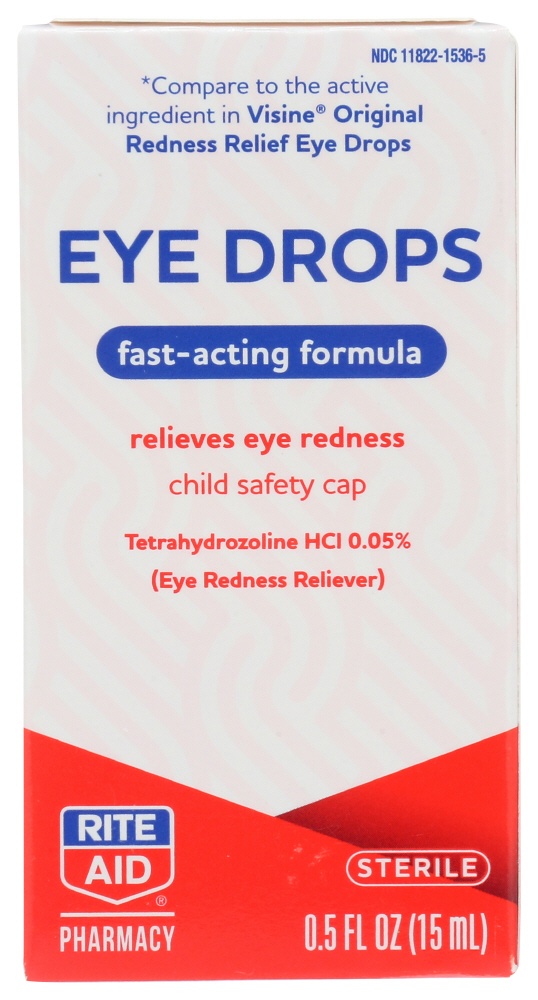 slide 1 of 2, Rite Aid Eye Care Sterile Eye Drops, 0.5 fl oz