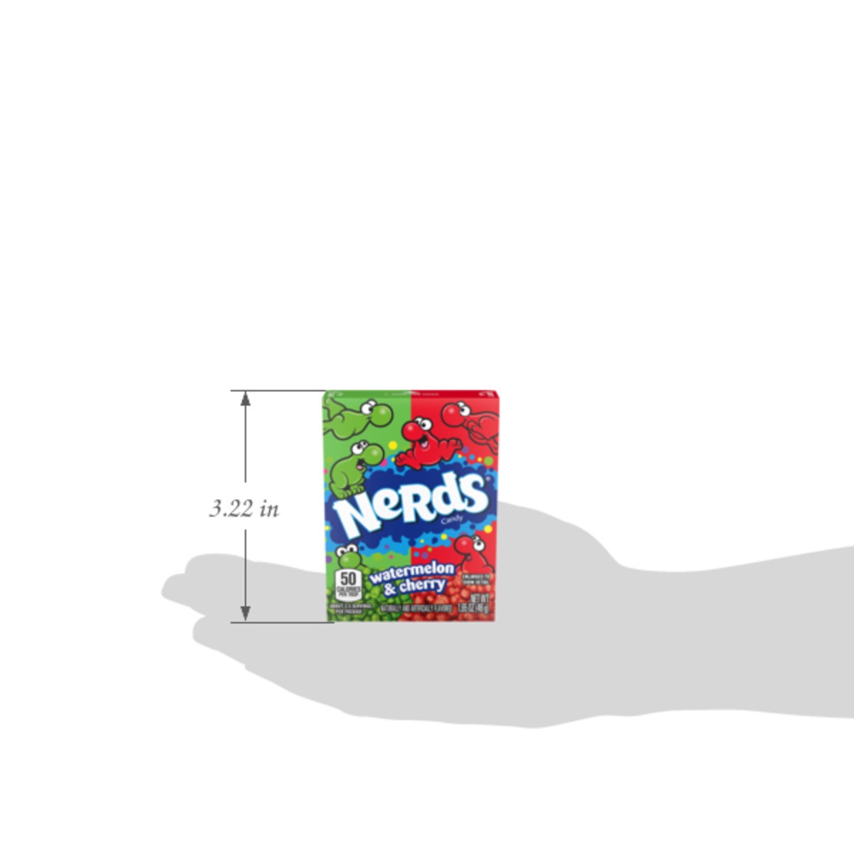 slide 13 of 14, NERDS Watermelon & Cherry Candy 1.65 oz. Box, 1.65 oz