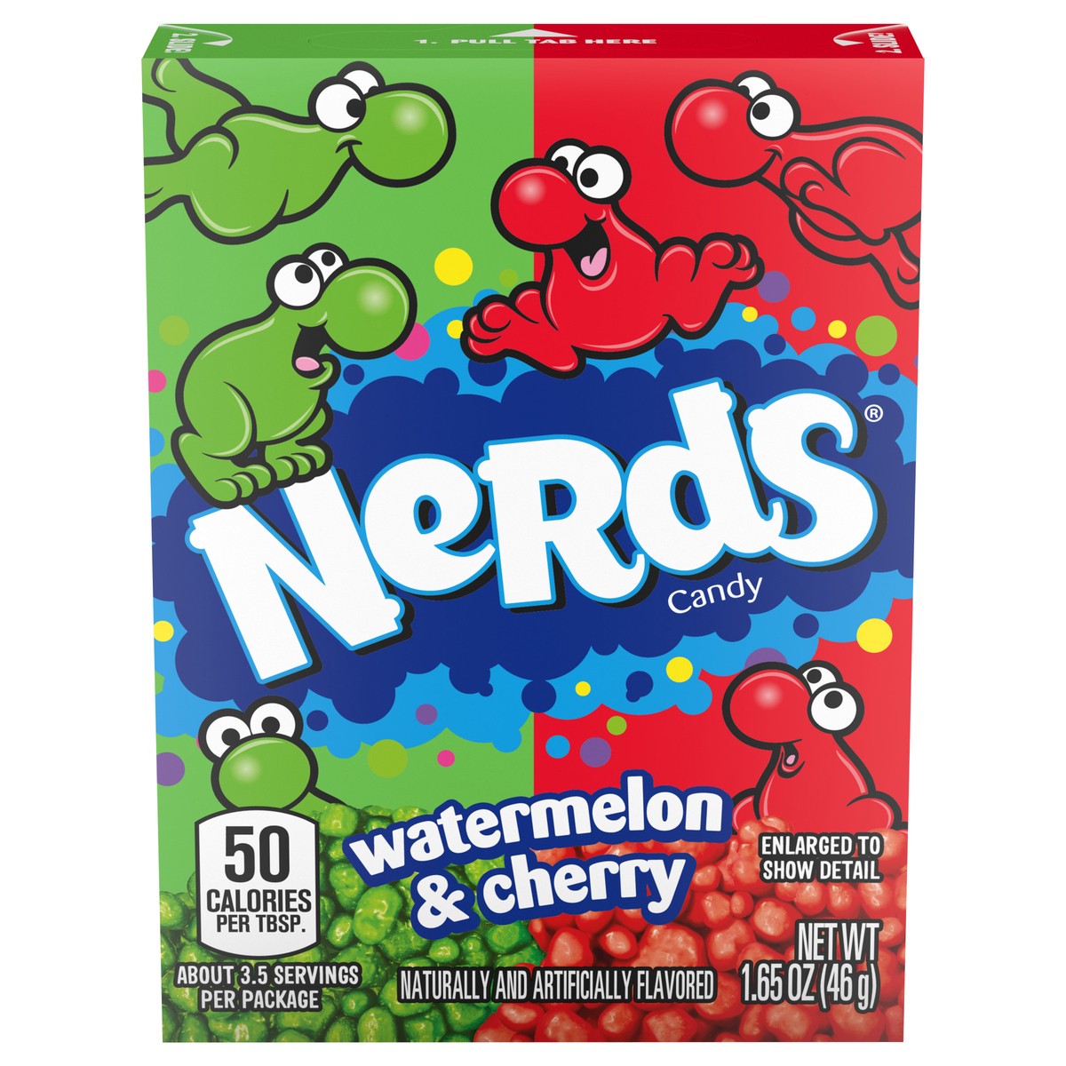 slide 9 of 14, NERDS Watermelon & Cherry Candy 1.65 oz. Box, 1.65 oz