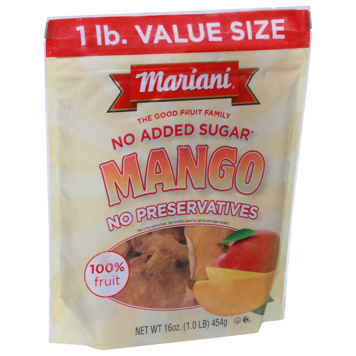 slide 7 of 9, Mariani No Added Sugar Mango 16 oz, 16 oz