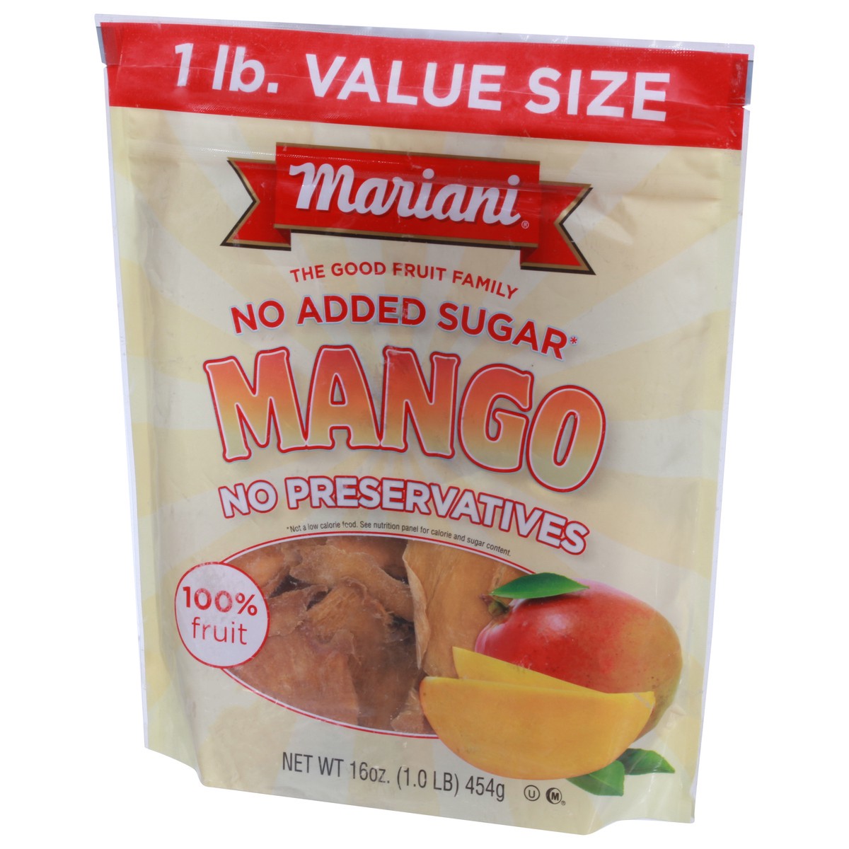 slide 4 of 9, Mariani No Added Sugar Mango 16 oz, 16 oz