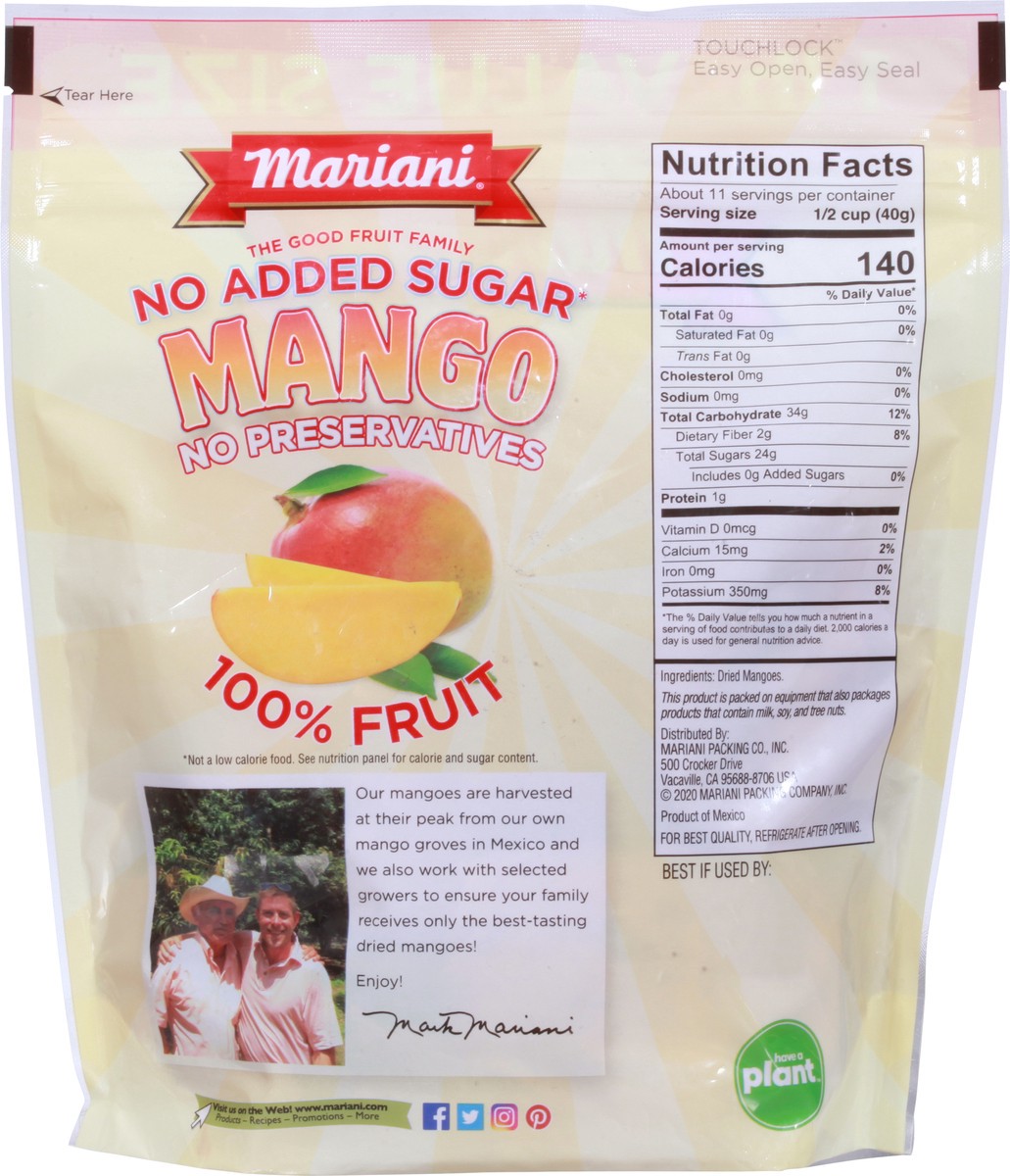 slide 9 of 9, Mariani No Added Sugar Mango 16 oz, 16 oz