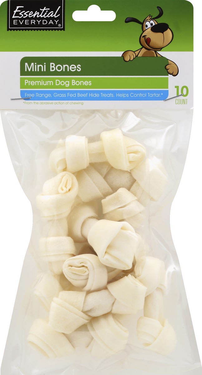 slide 5 of 6, Essential Everyday Natural Mini Bones, 10 ct